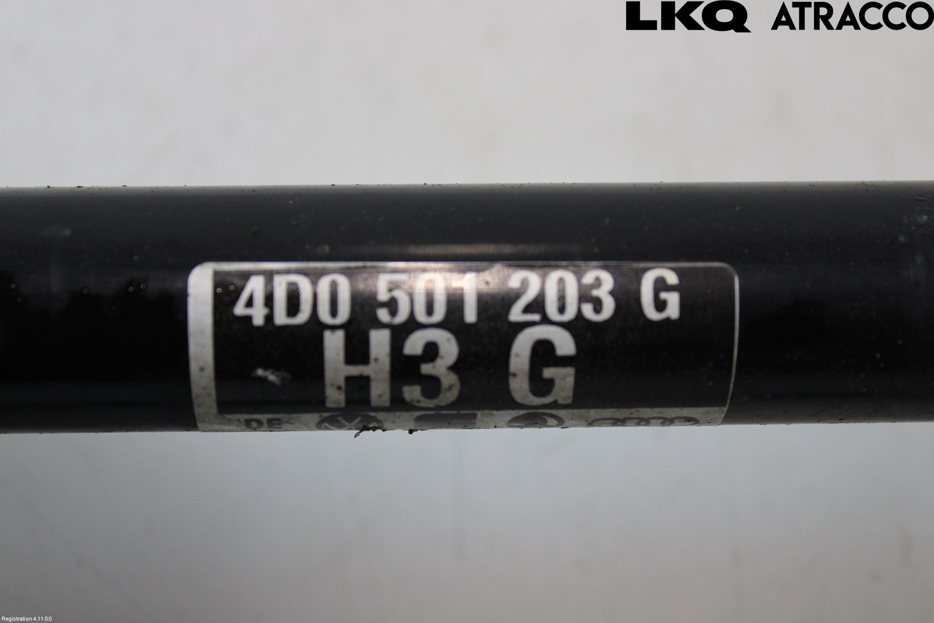 Audi A8/S8 4D 94-02 Drivaksel Bak Kompl Høyre