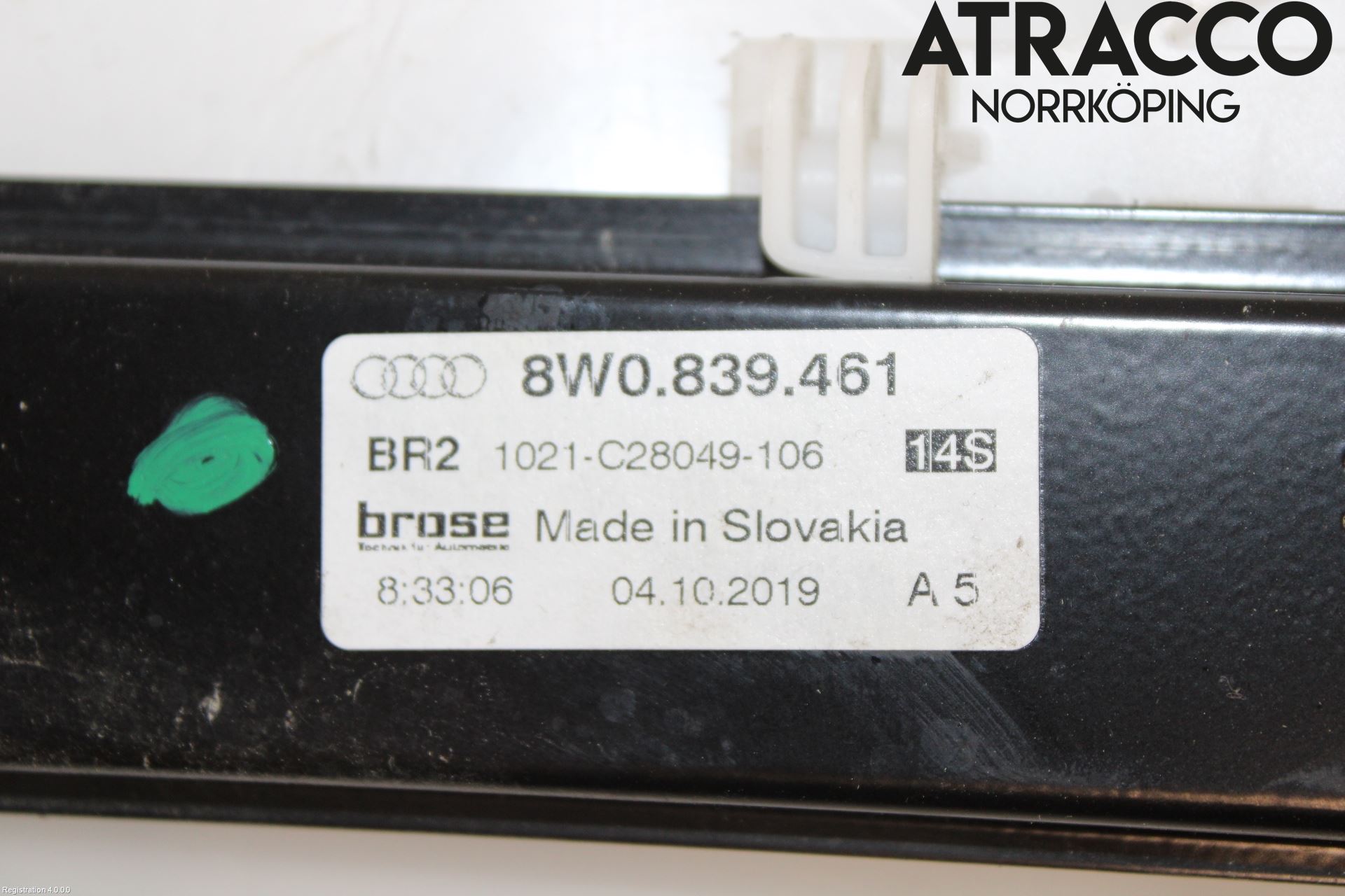 Audi A4/S4 B9 20- Vindusheis El Komp