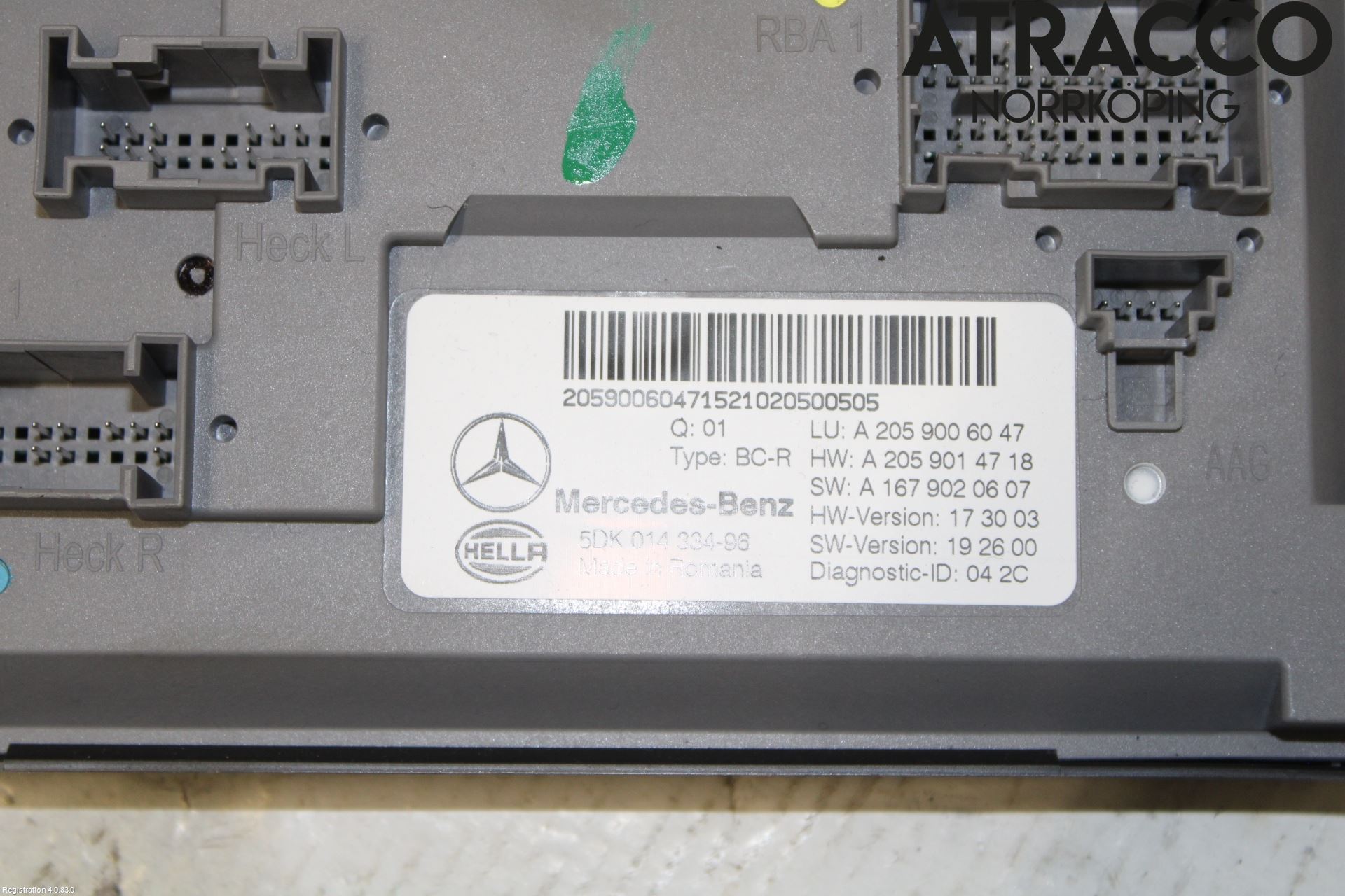Mercedes-Benz MB GLC-KLASS (X253/C253) 15-22 Styreenhet Klima