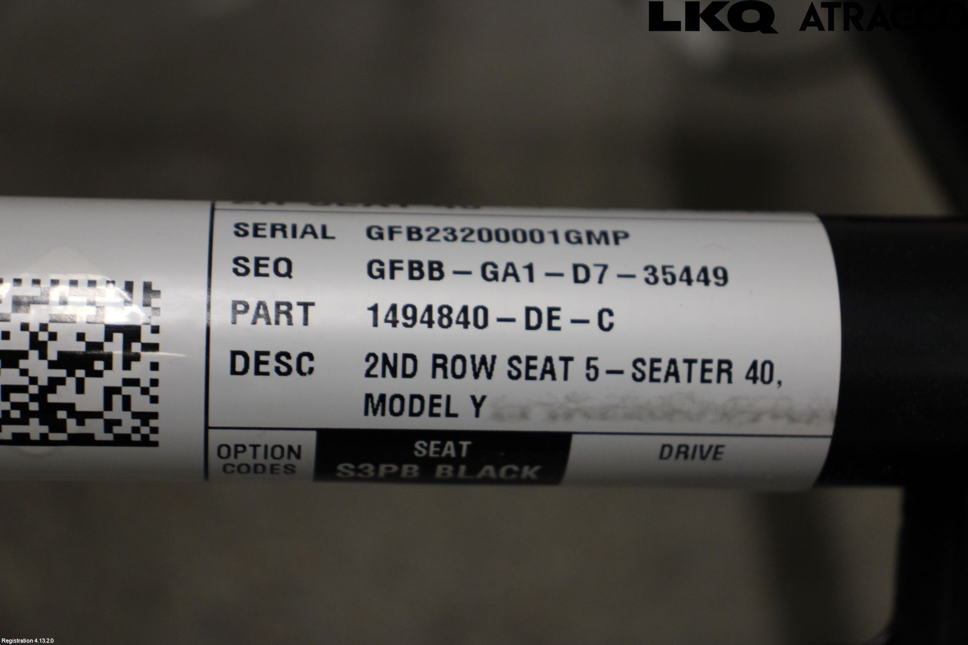 Tesla MODEL Y 21- Innr Sete Bak Seterygg