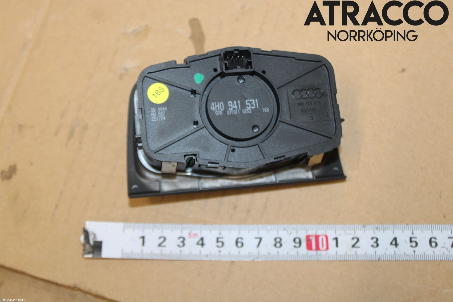 Audi A8/S8 4H 10-17 Bryter Hovedlys