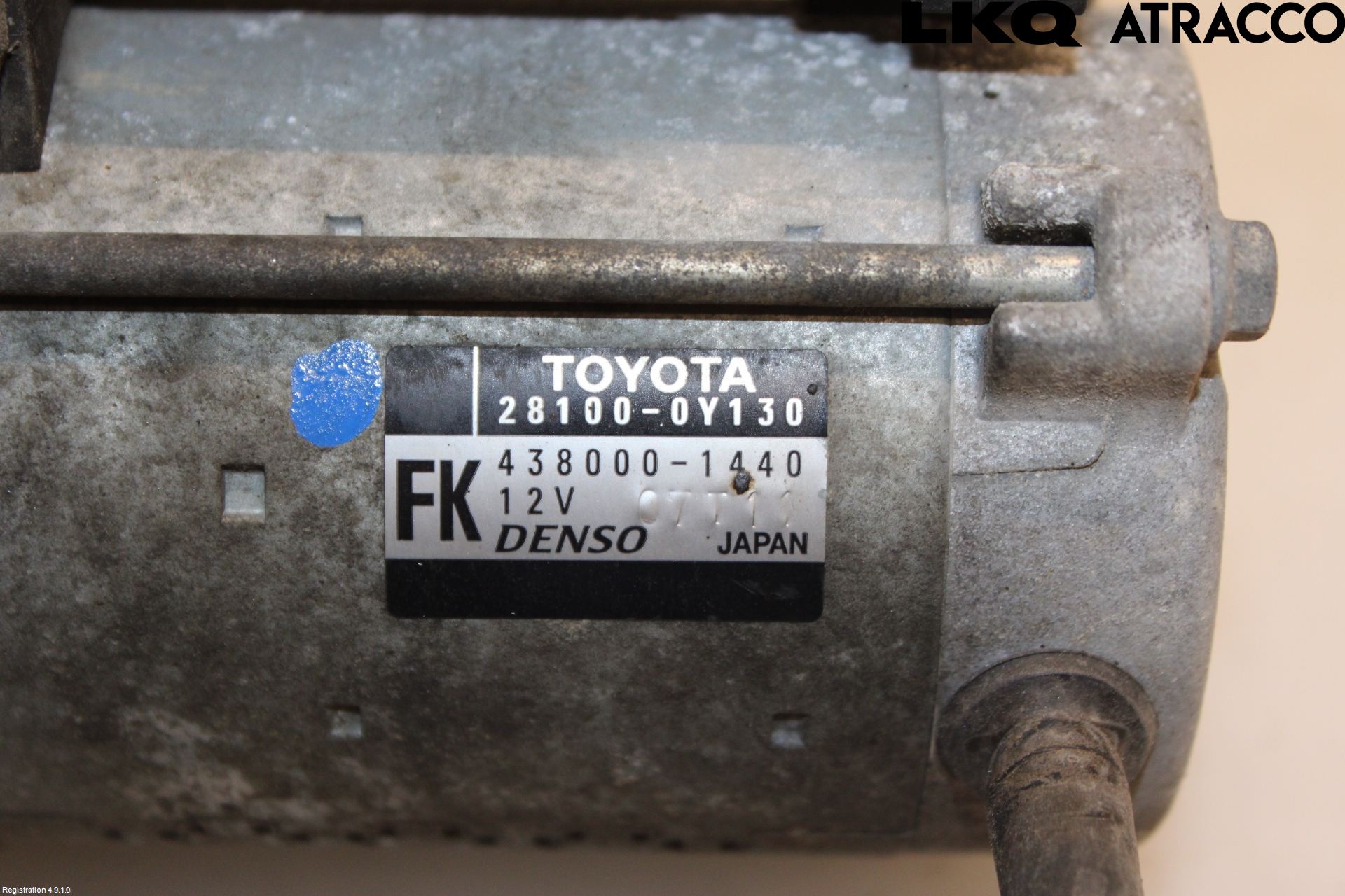 Toyota YARIS XP130 15-20 Startmotor