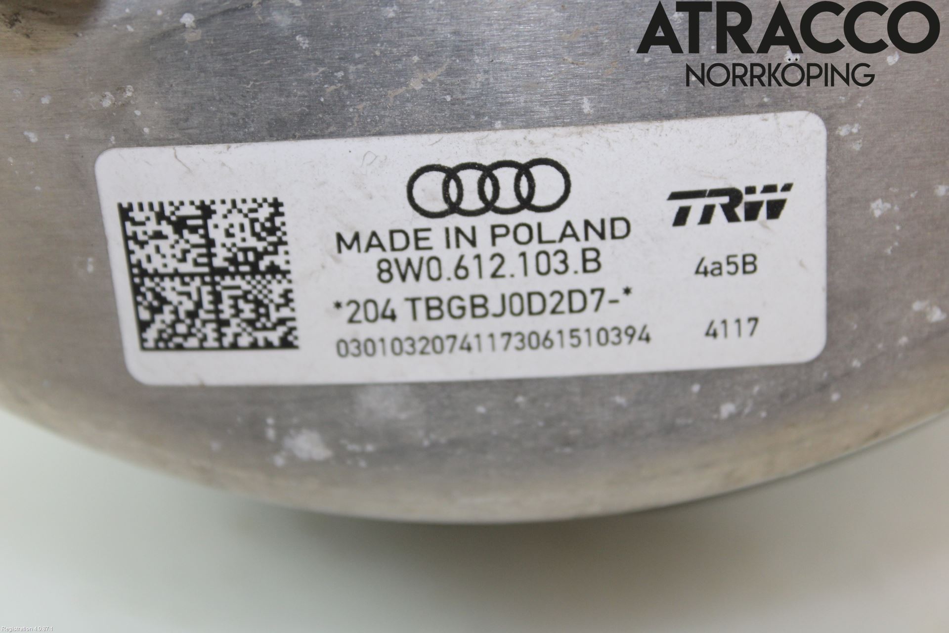 Audi A4/S4 B9 16-19 Bremseservo