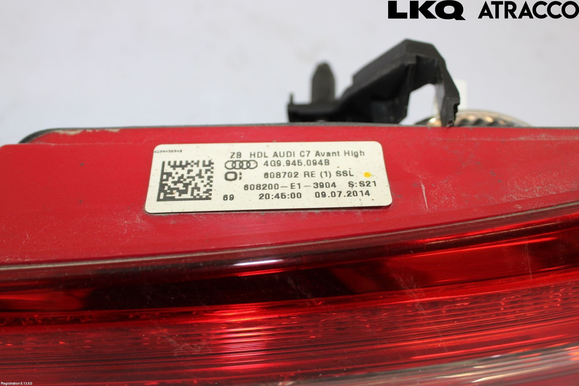 Audi A6/S6 4G 11-18 Baklykt Høyre  På Luke(Indre)