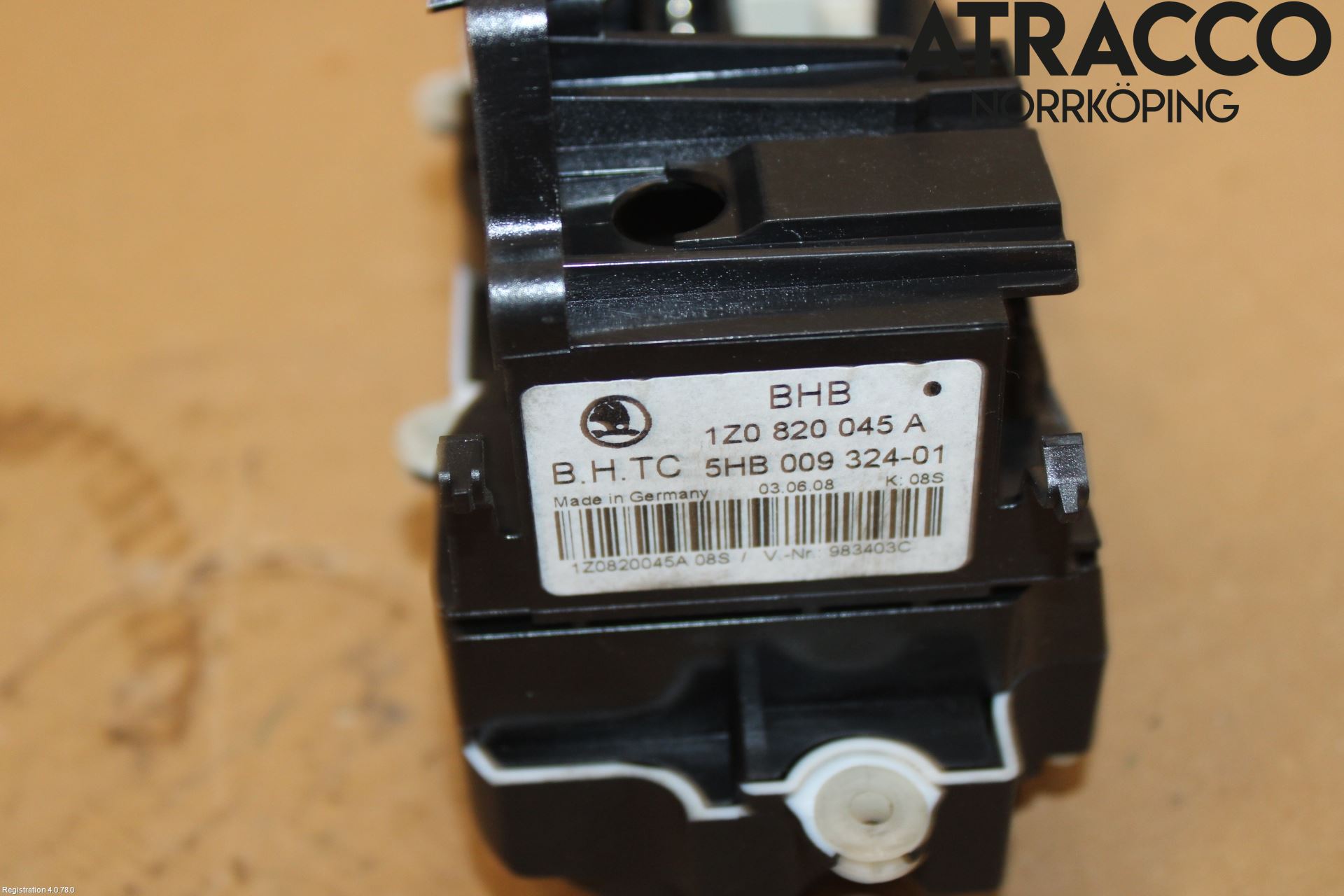 Skoda OCTAVIA (1Z) 05-13 Varmeapparat Panel(Regulering)