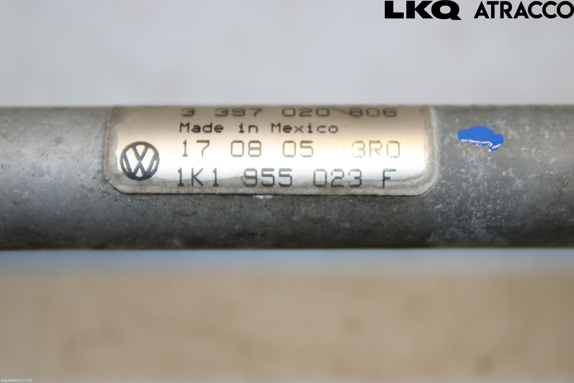 Volkswagen VW JETTA V 06-10 Viskeroverføring Frontrute