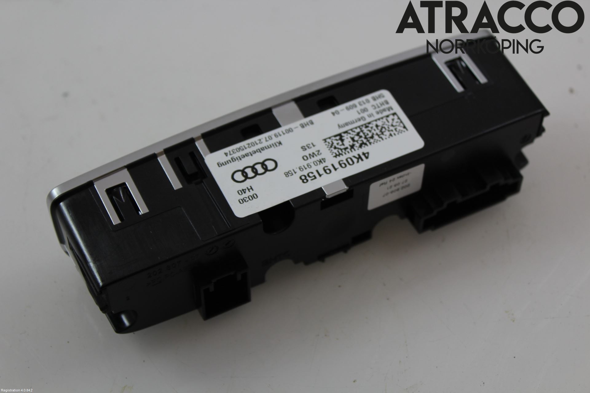 Audi E-TRON GT FW 21- Varme Ac Betjening-Display