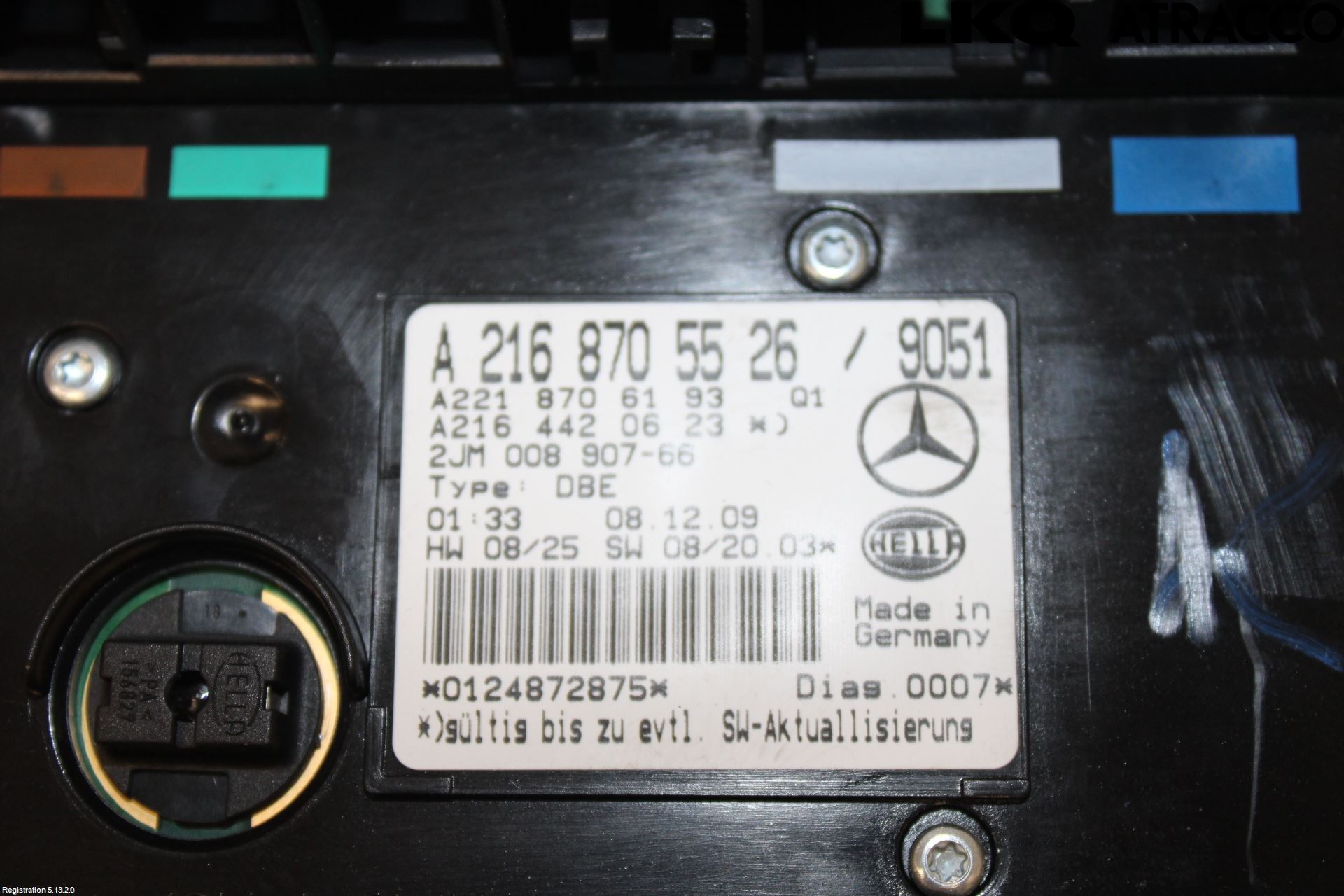 Mercedes-Benz MB S-KLASS (W221) 05-13 Innr Taklys