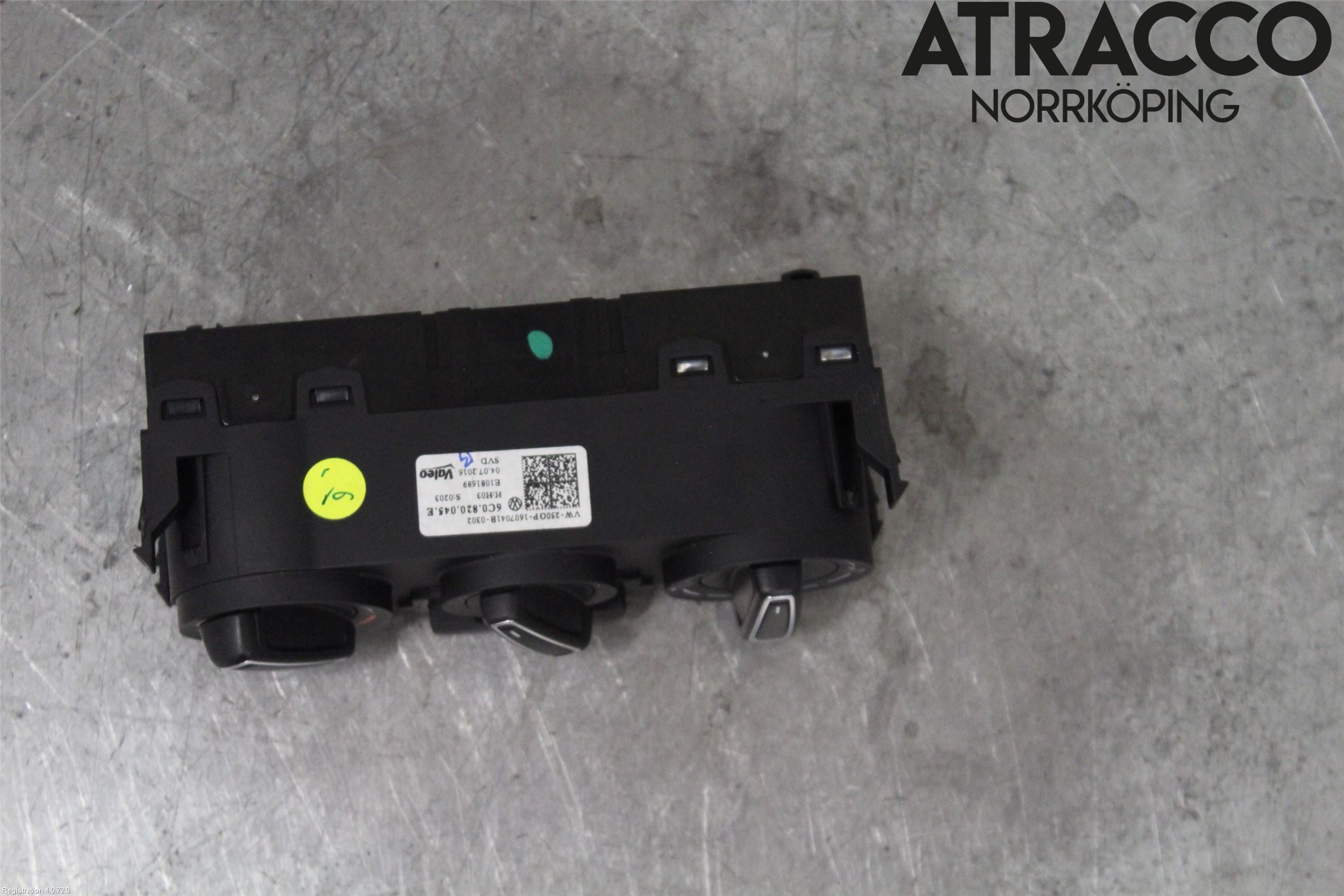 Volkswagen VW POLO 10-17 Varmeapparat Panel(Regulering)