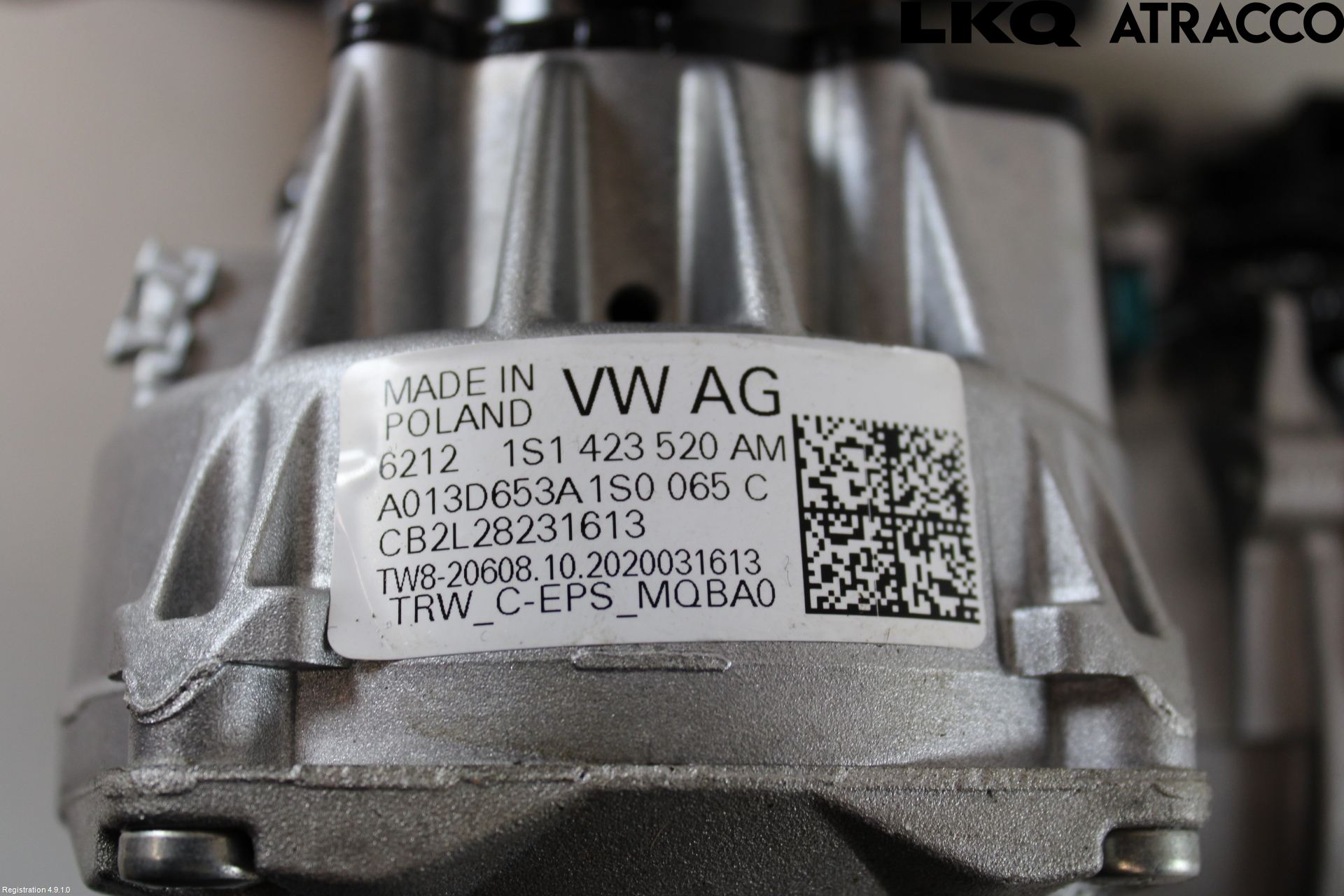 Volkswagen VW UP! / E-UP! Rattaksel