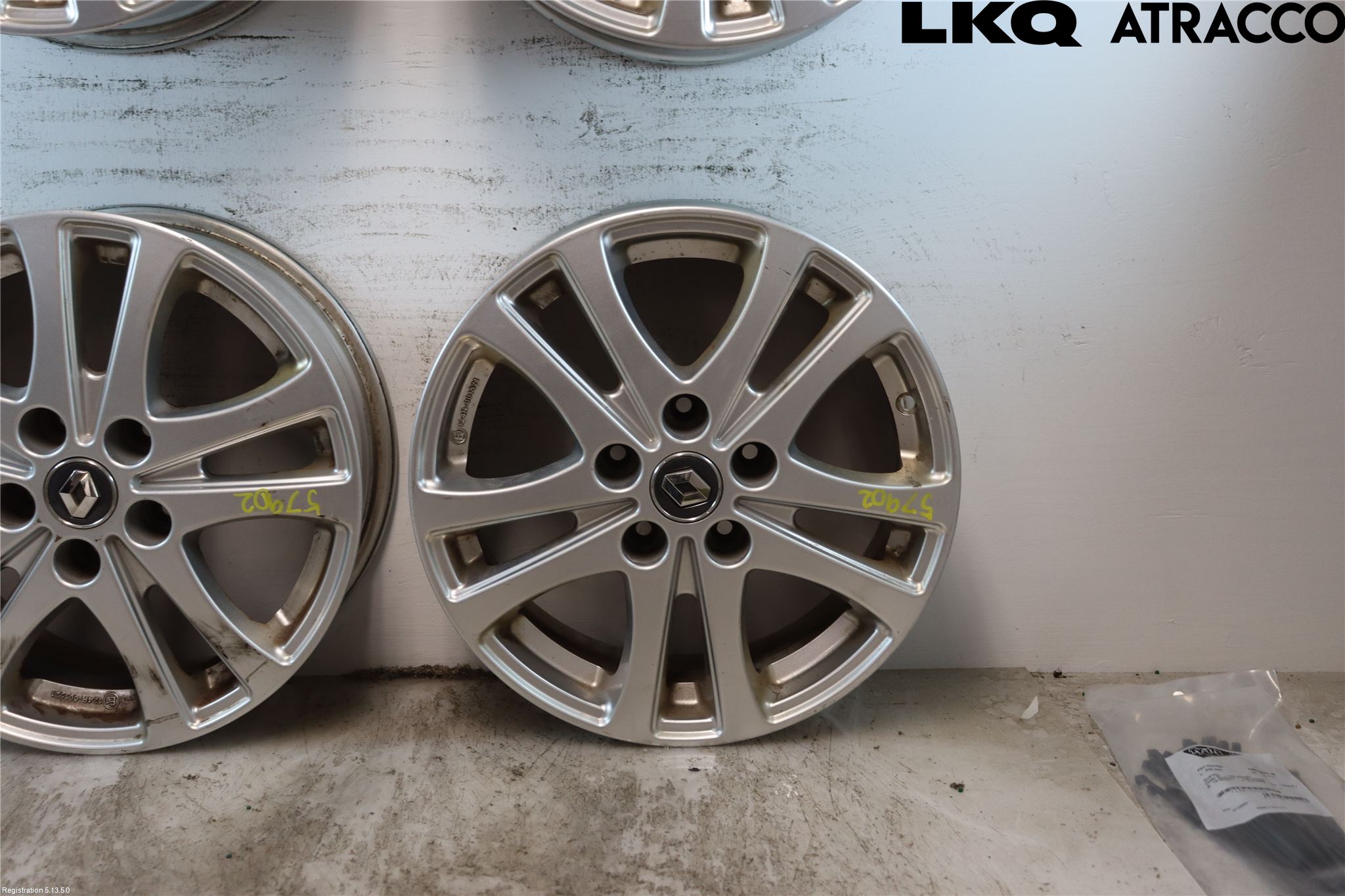 Renault MEGANE III 09-15 Felg Aluminium Sett 4Stk