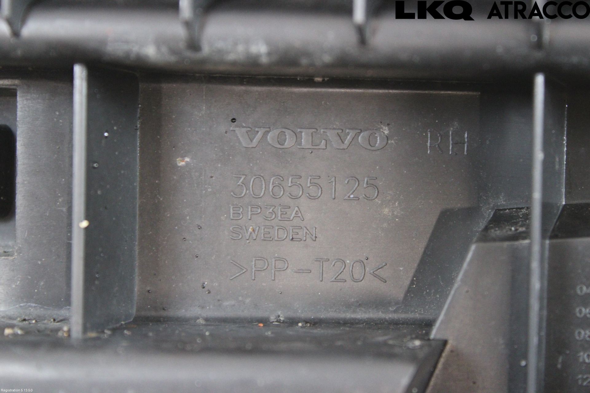 Volvo S80 07-13 Støtfangerfeste Bak Høyre