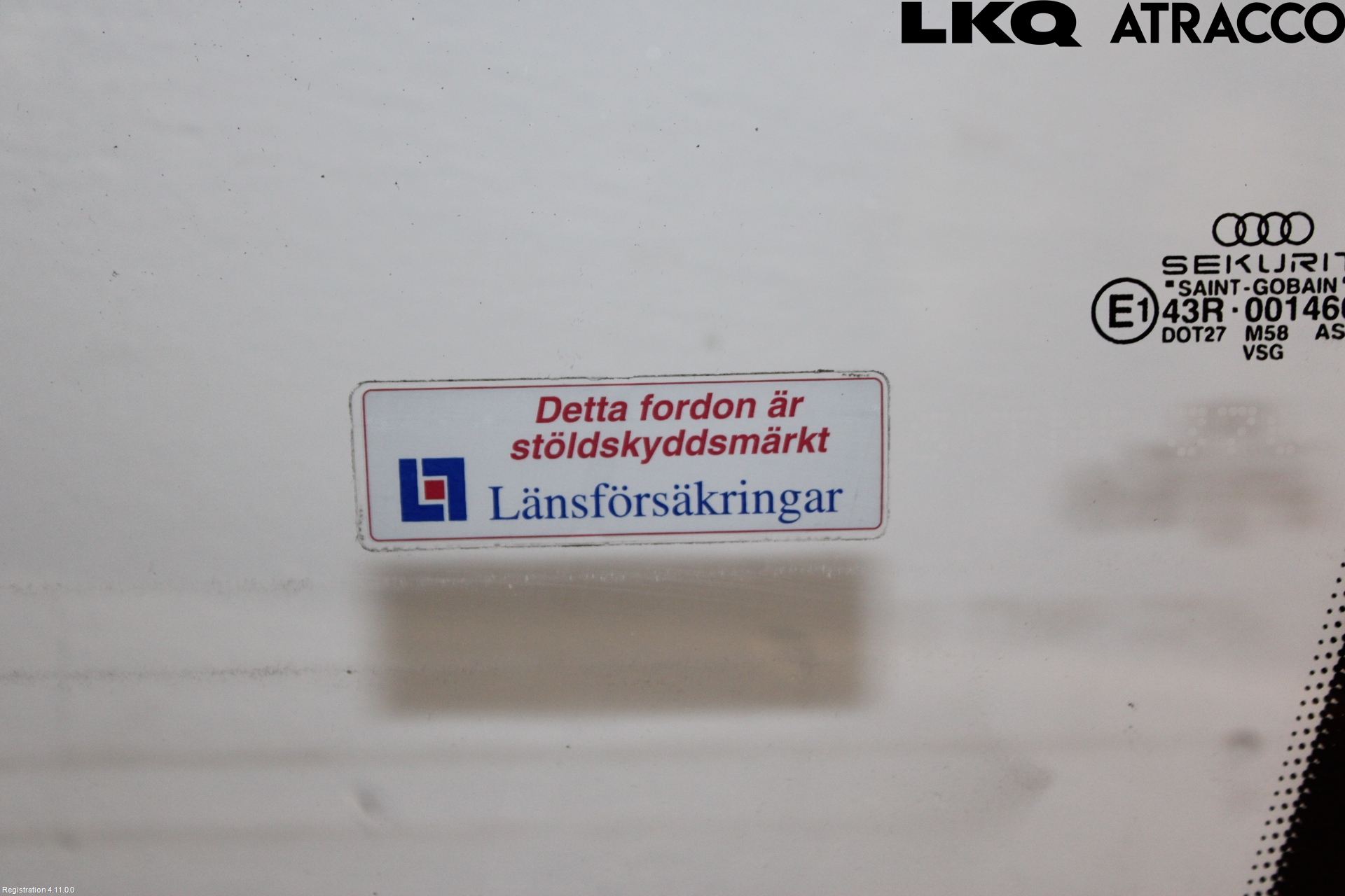 Audi A8/S8 4D 94-02 Dørrute Foran Venstre 4 Dørs
