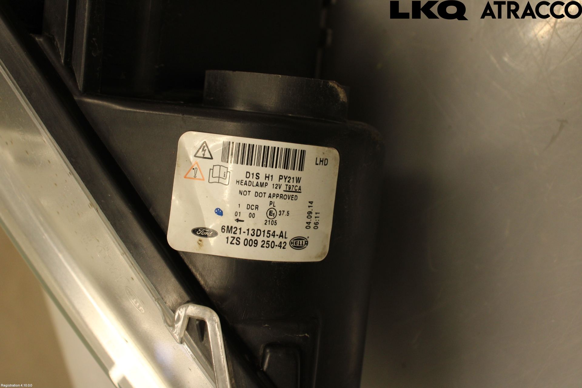 Ford S-MAX 06-15 Frontlykt Høyre