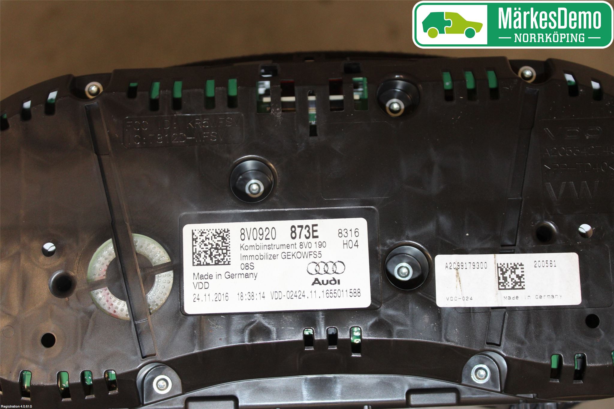 Audi A3/S3 8V 13-20 Instr Kombinert