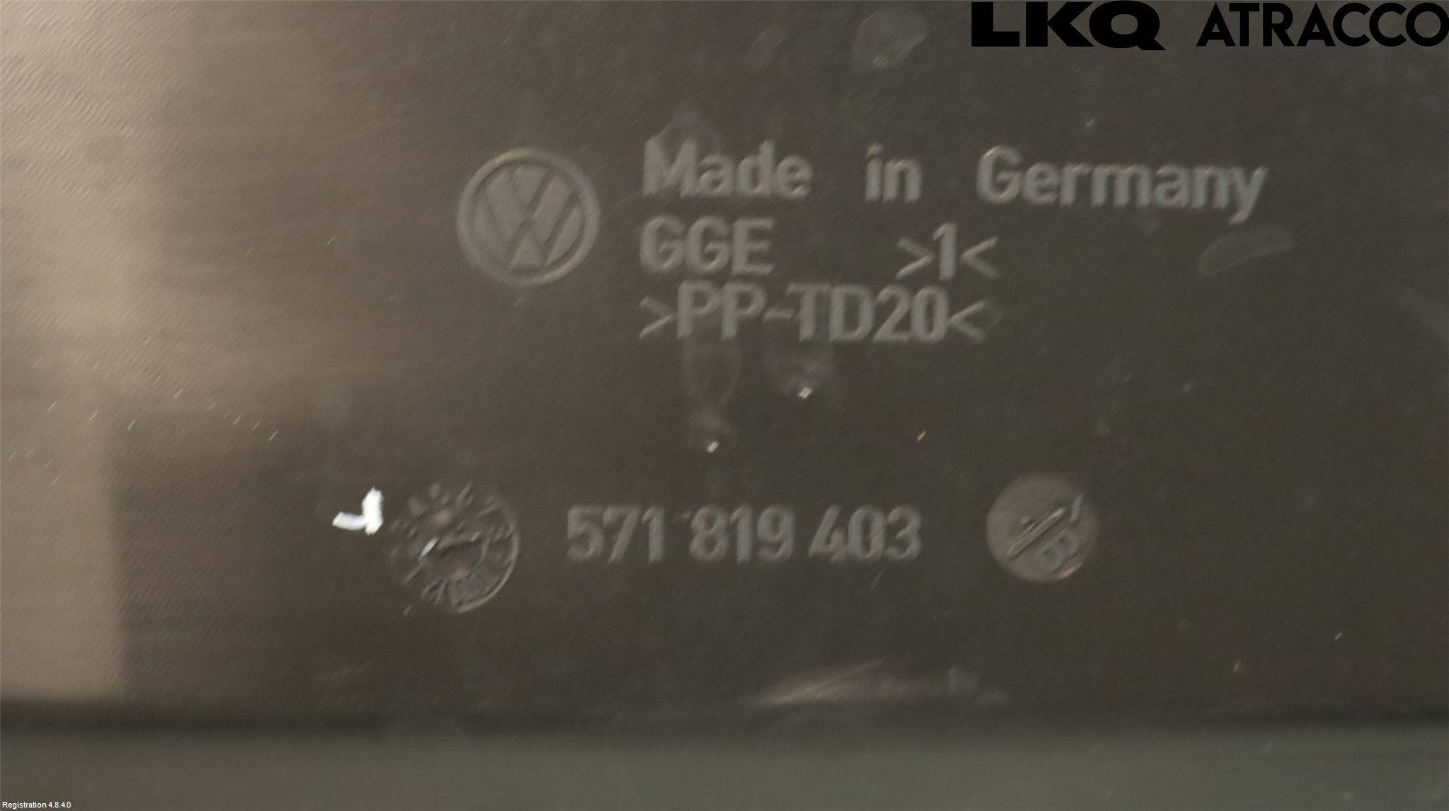 Volkswagen VW TIGUAN 24- Visker Deksel-Grill-Under Frr