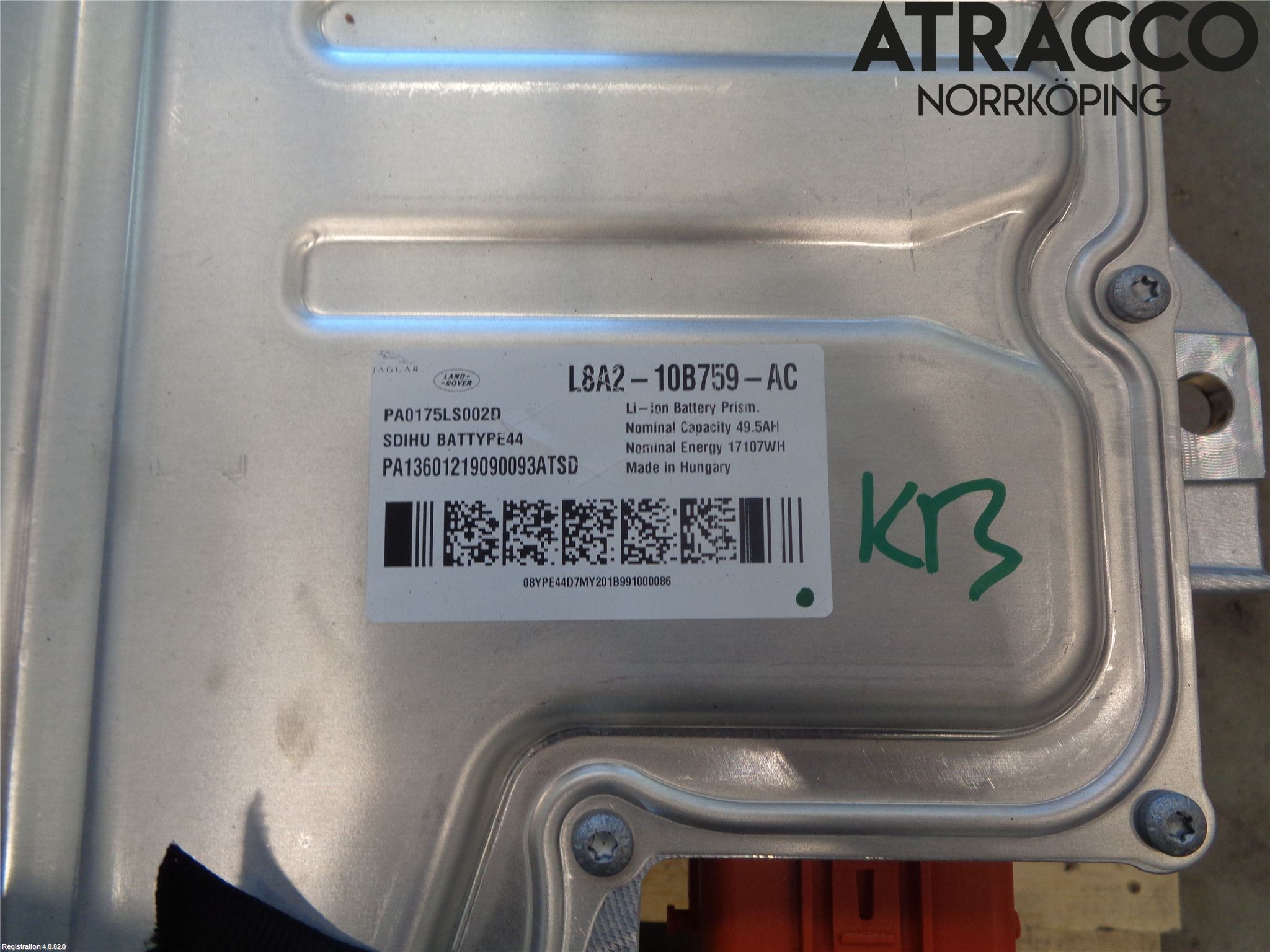 Landrover RANGE ROVER VELAR (L560) 17- Hybrid Batteri