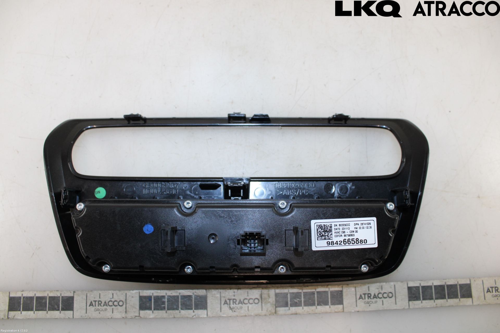 Opel MOKKA 21- Varmeapparat Panel(Regulering)