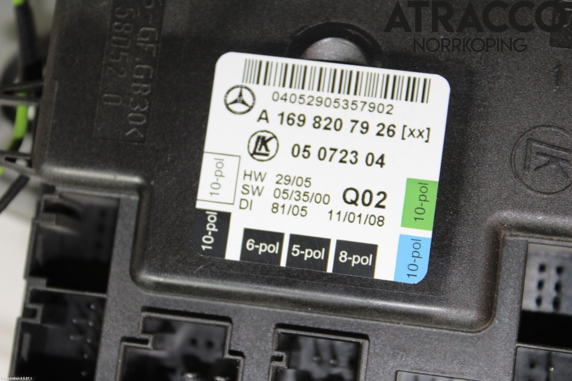 Mercedes-Benz MB B-KLASS (W245) 05-12 Vindusheis El Komp