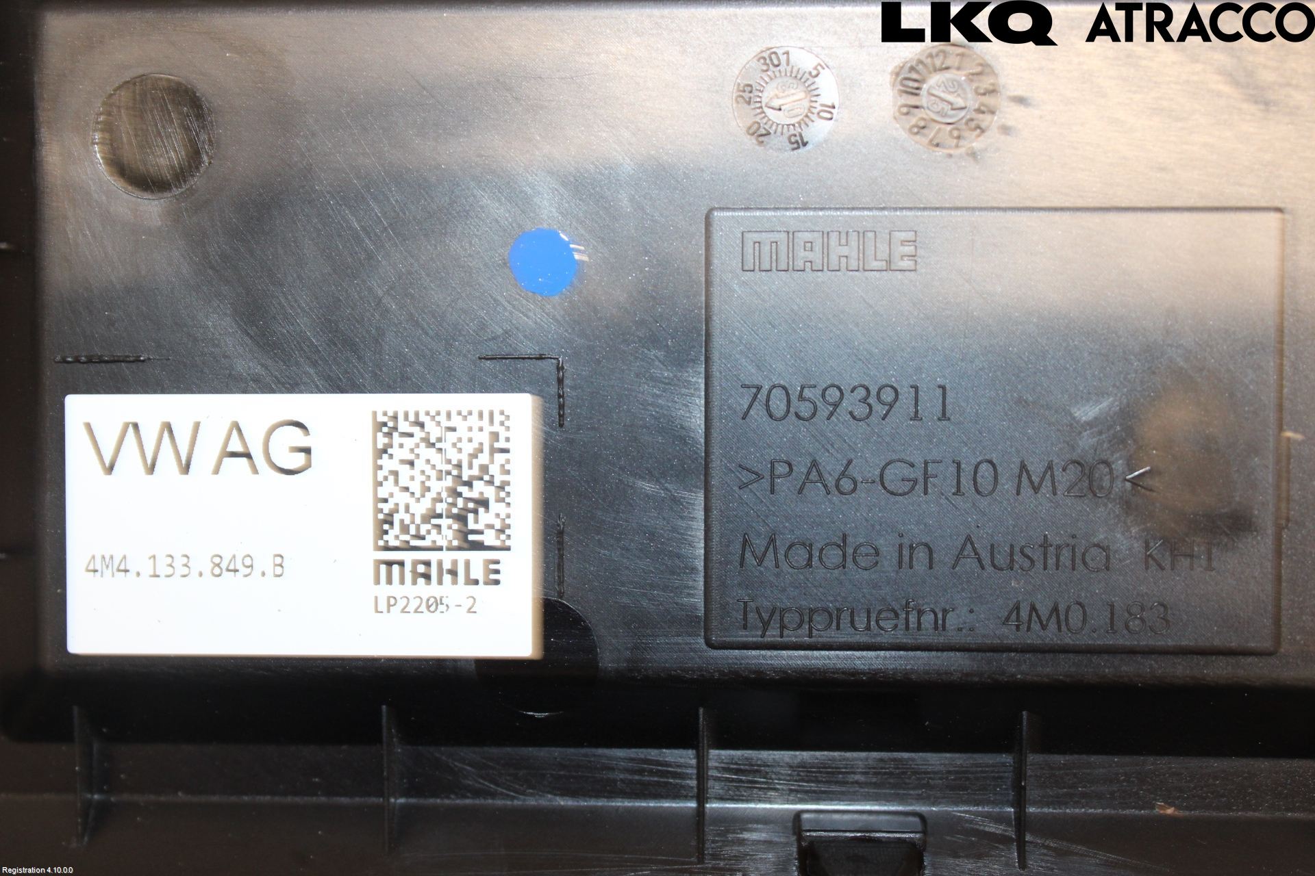 Volkswagen VW TOUAREG CR 18- Motor Deksel Over Motor