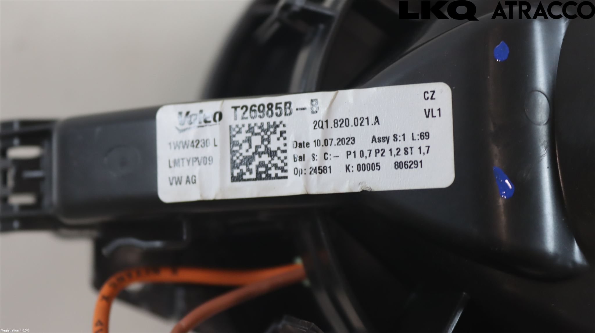 Skoda KAMIQ 20- Varmeapparat Viftemotor