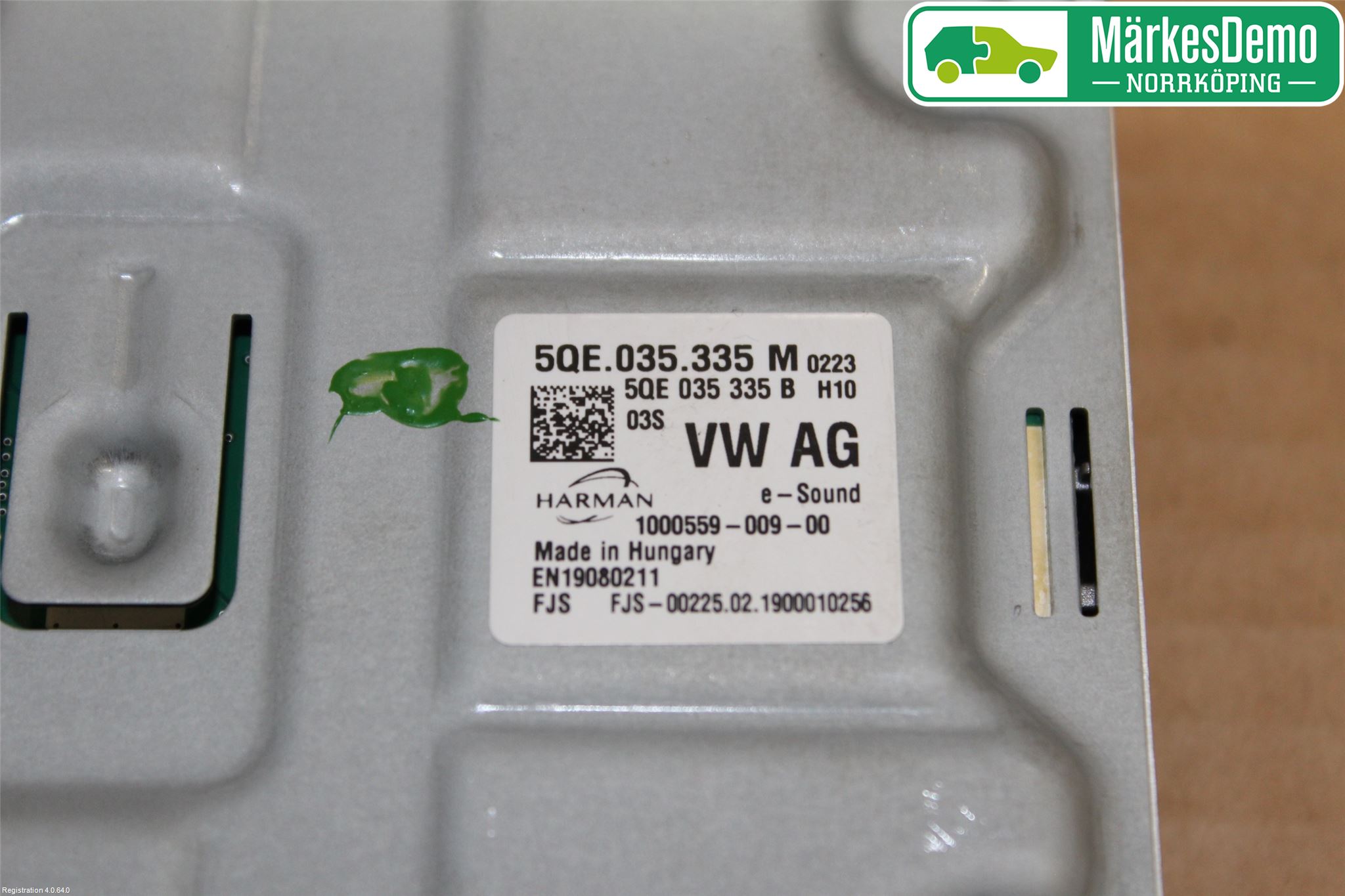 Volkswagen VW GOLF / E-GOLF VII 13-20 Styreenhet Øvrig