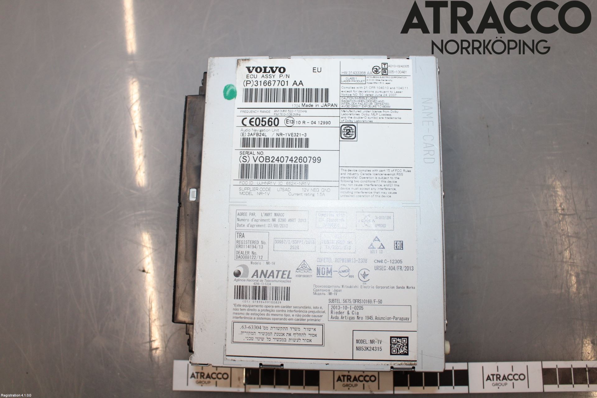 Volvo XC60 14-17 Stereo Radio Med Cd