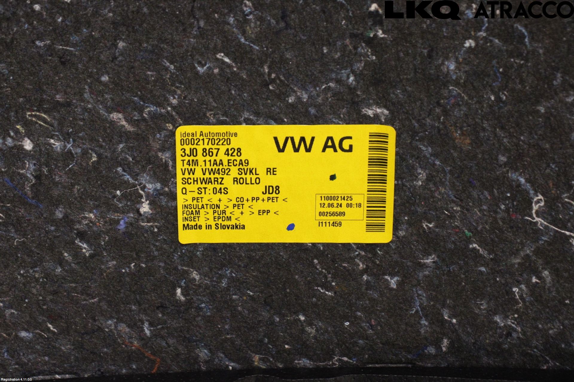 Volkswagen VW PASSAT 24- Innr Bakluketrekk