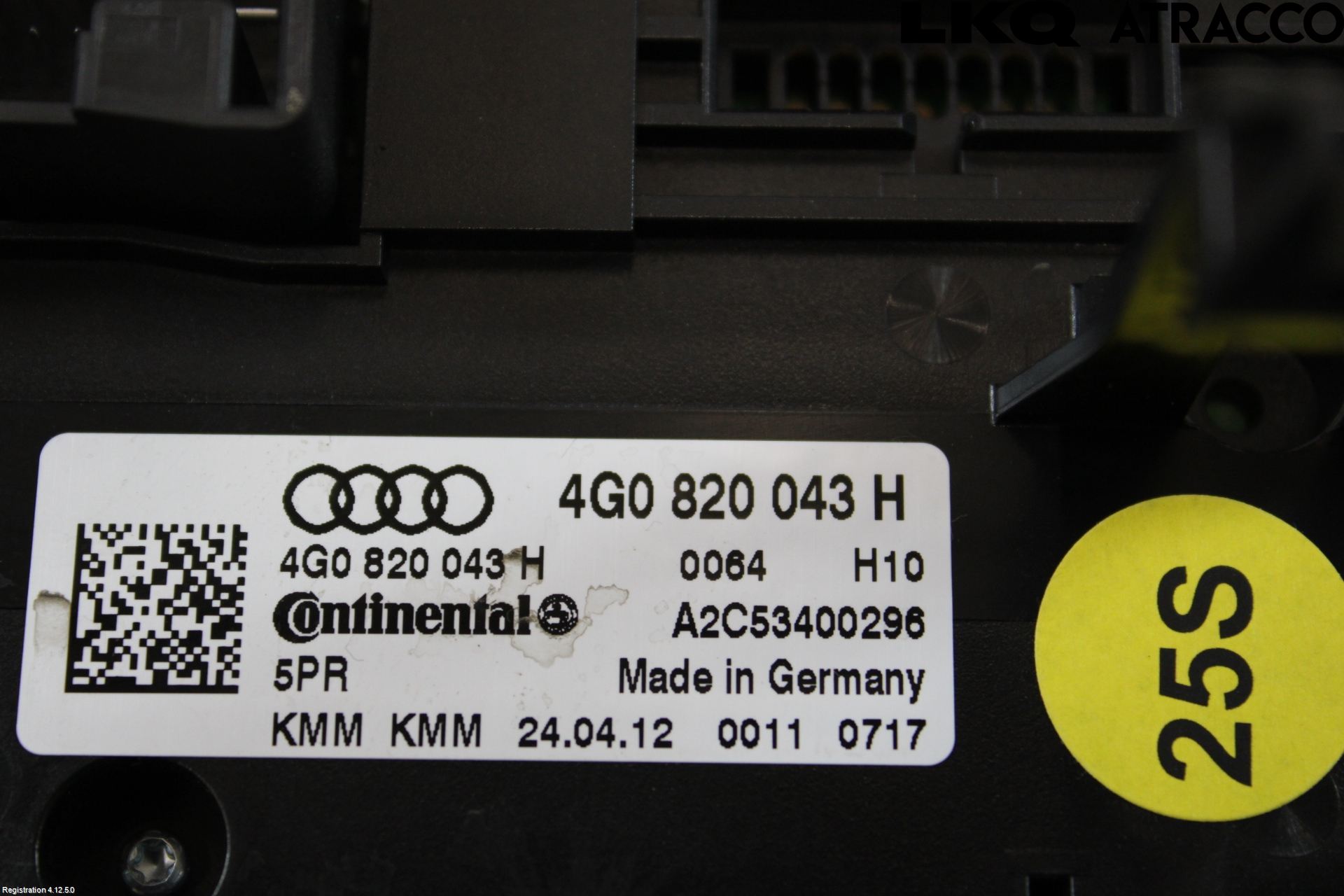 Audi A6/S6 4G 11-18 Varmeapparat Panel(Regulering)