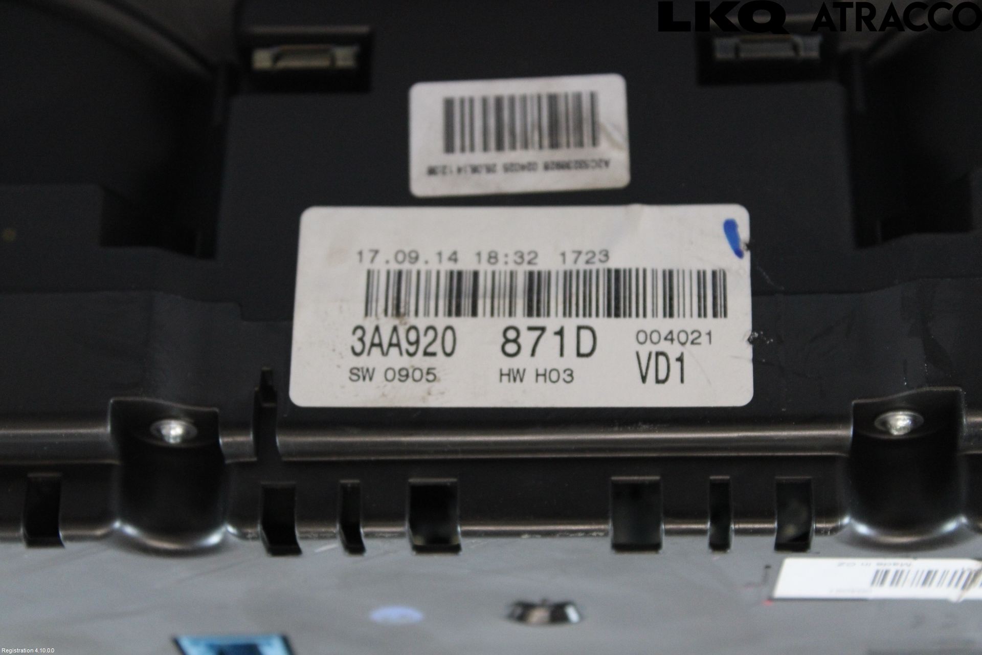 Volkswagen VW PASSAT 11-14 Instr Kombinert