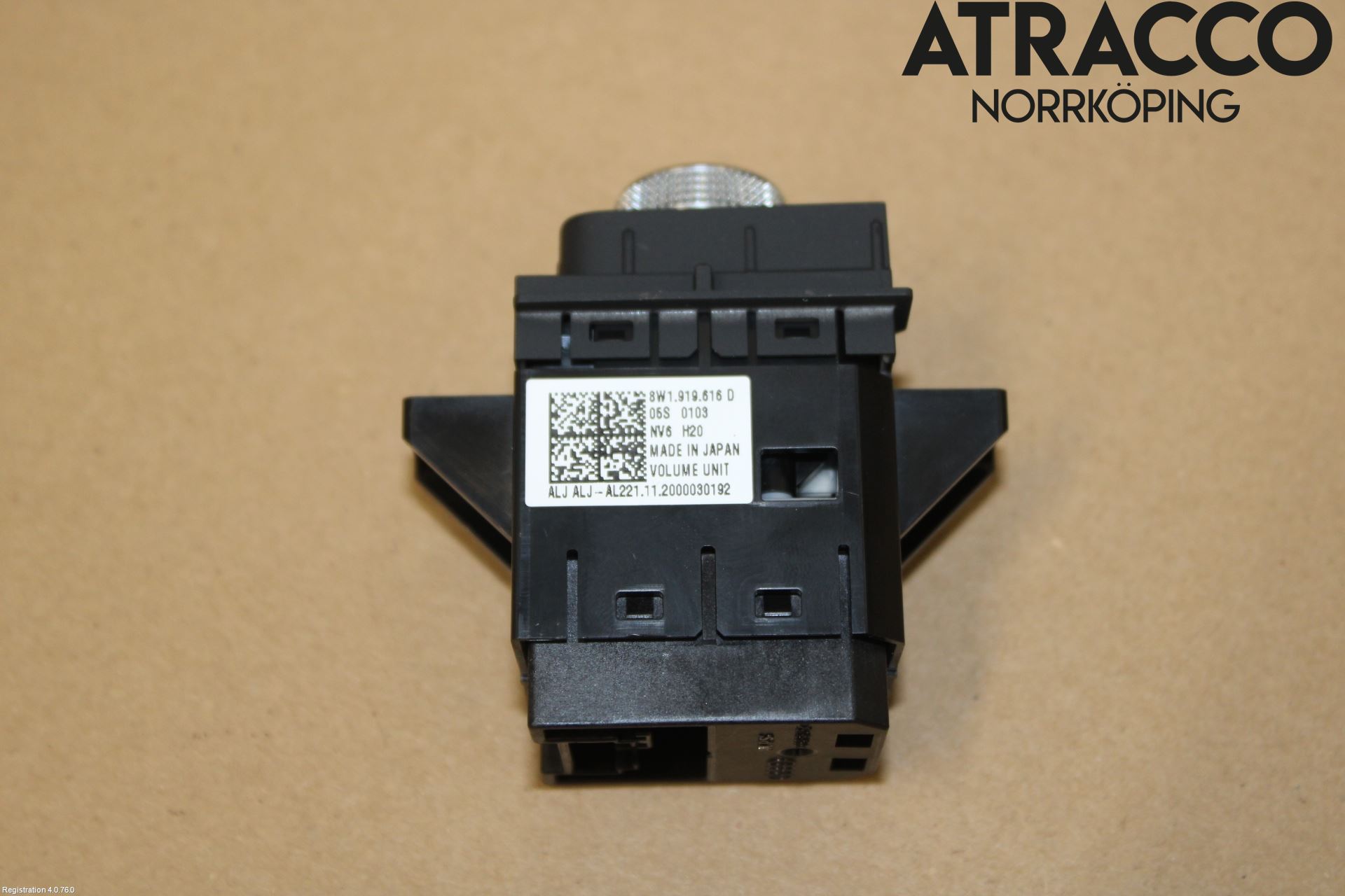 Audi A5 17- Bryter Fader Høytalere