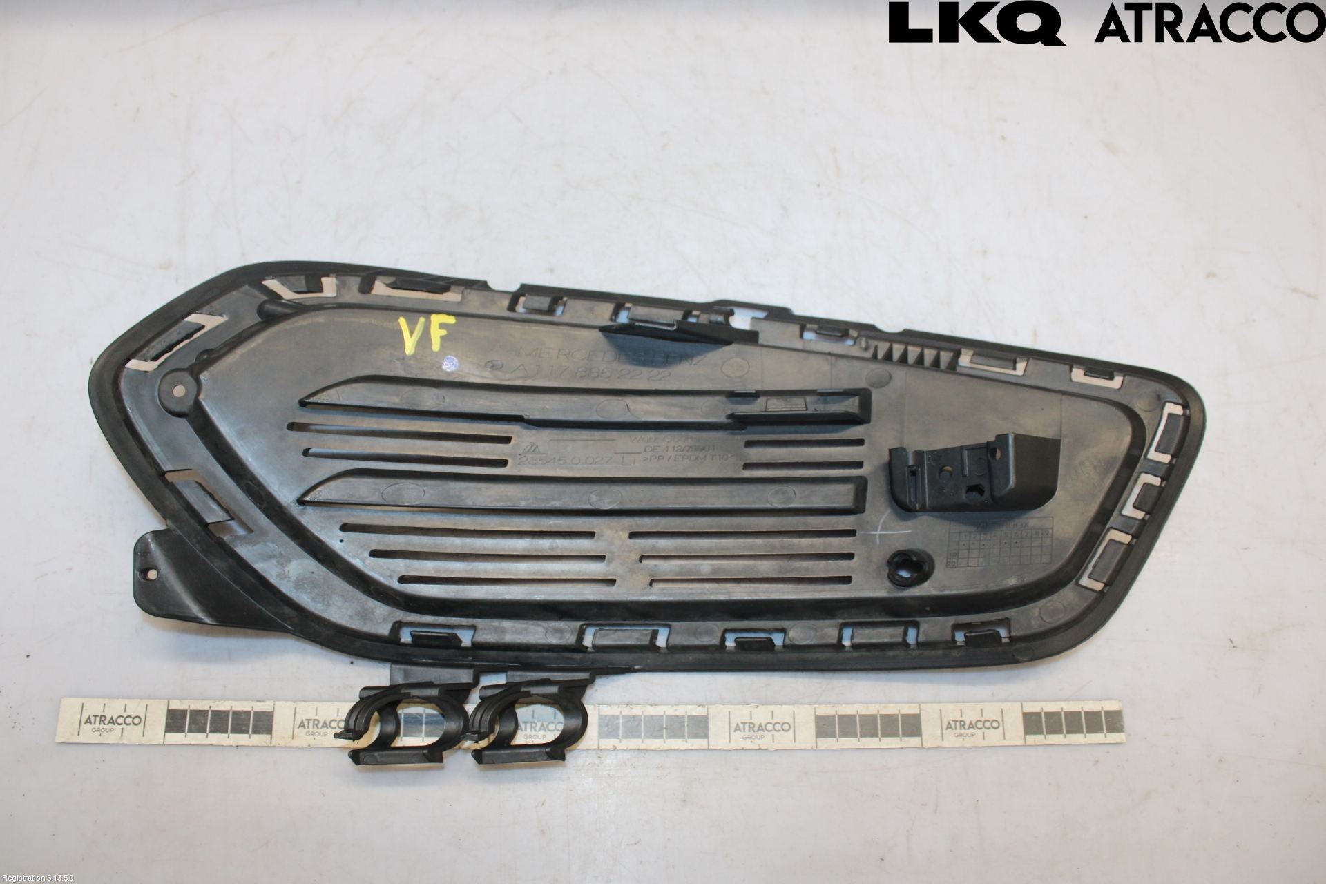 Mercedes-Benz MB B-KLASS (W246/W242) 12-19 Grilldel Venstre