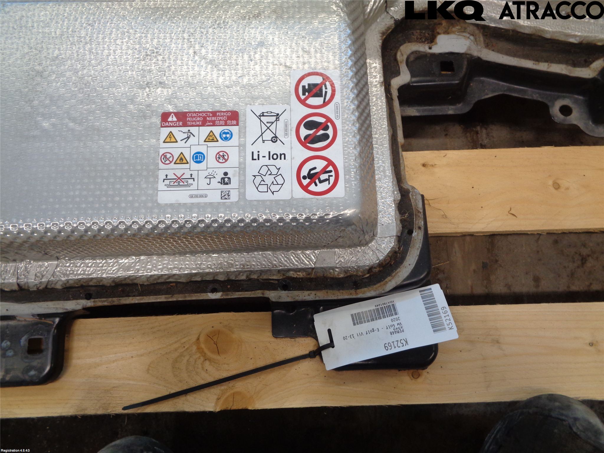 Volkswagen VW GOLF / E-GOLF VII 13-20 Hybrid Batteri