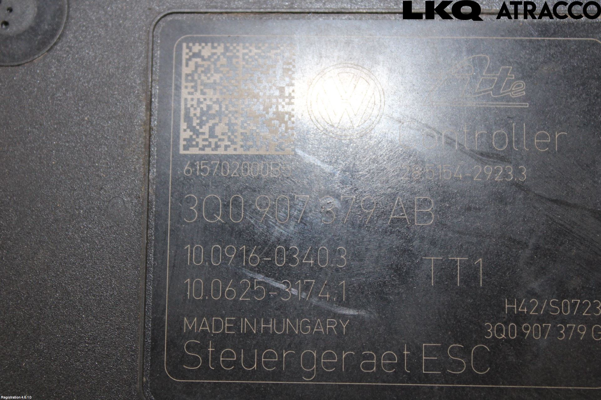 Volkswagen VW PASSAT 15-19 Abs Hydraulikkaggregat