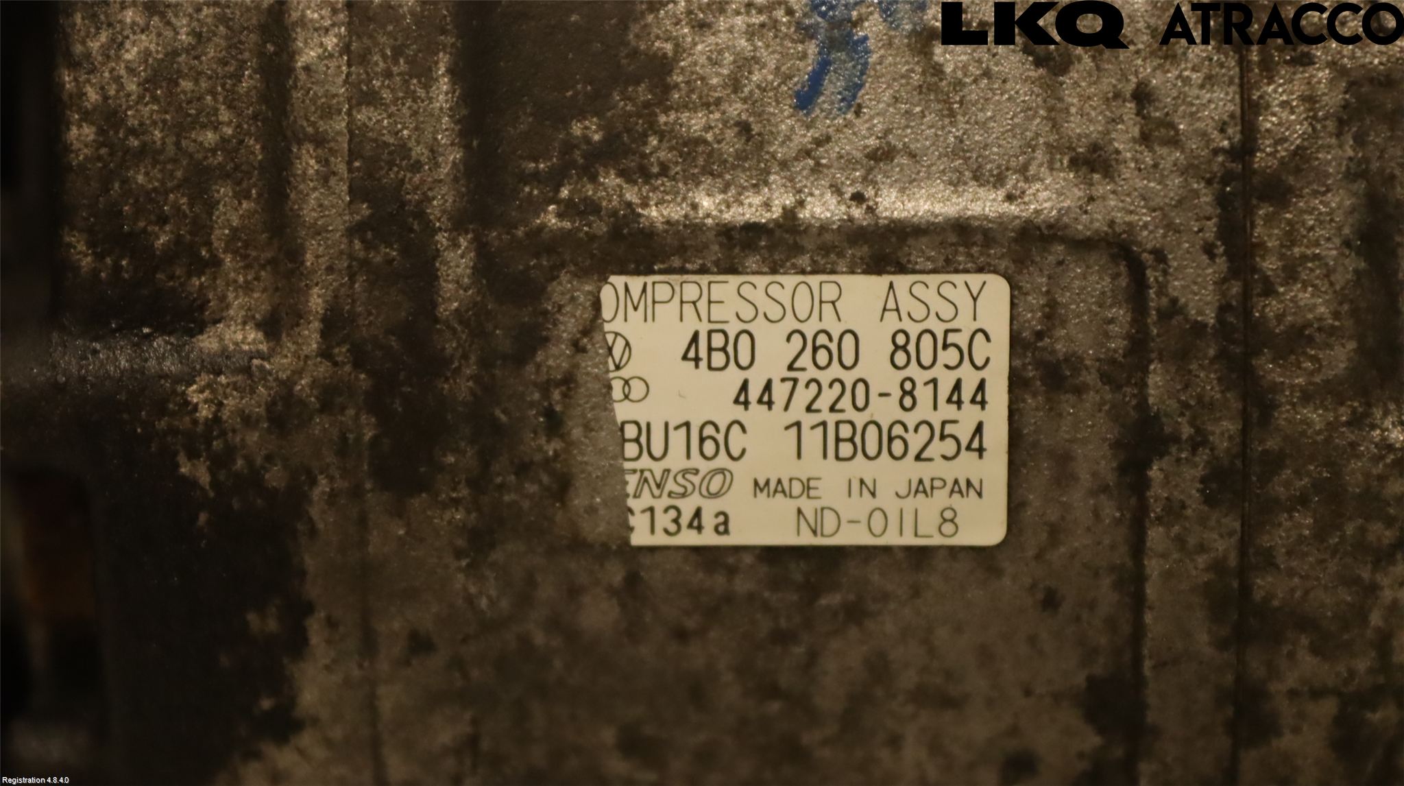 Audi A8/S8 4D 94-02 Varme Ac Kompressor