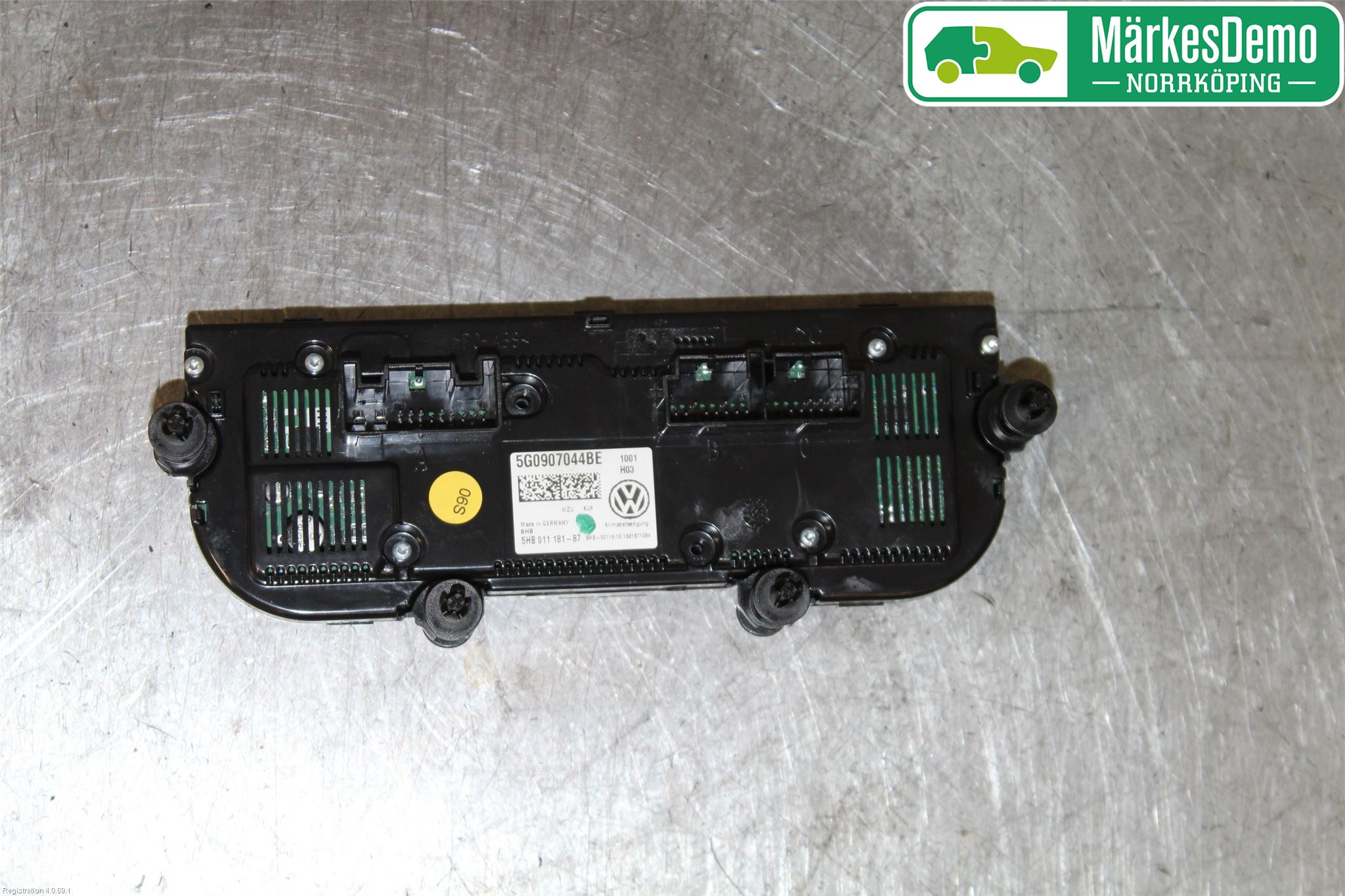 Volkswagen VW GOLF / E-GOLF VII 13-20 Varmeapparat Panel(Regulering)
