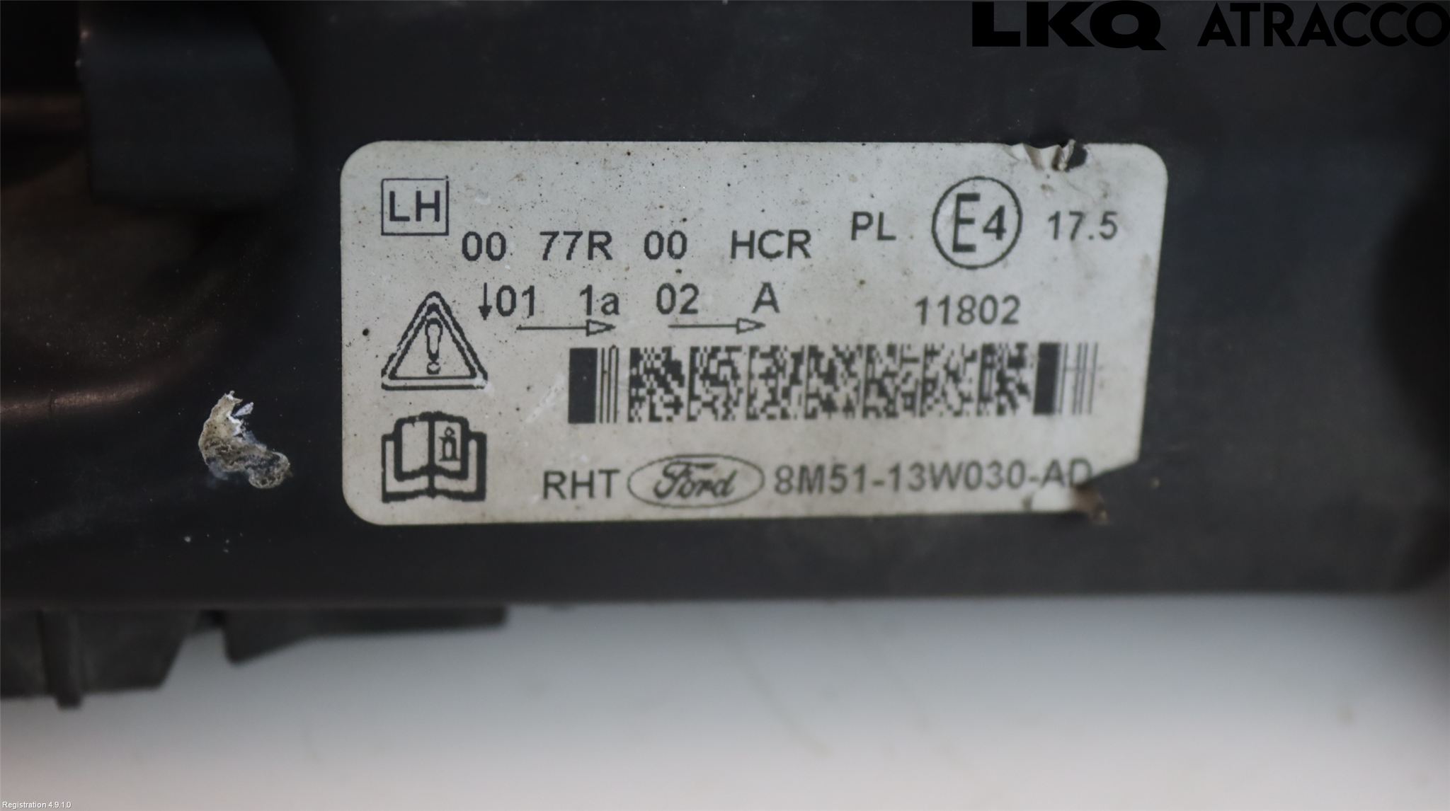 Ford FOCUS 08-11 Frontlykt Venstre