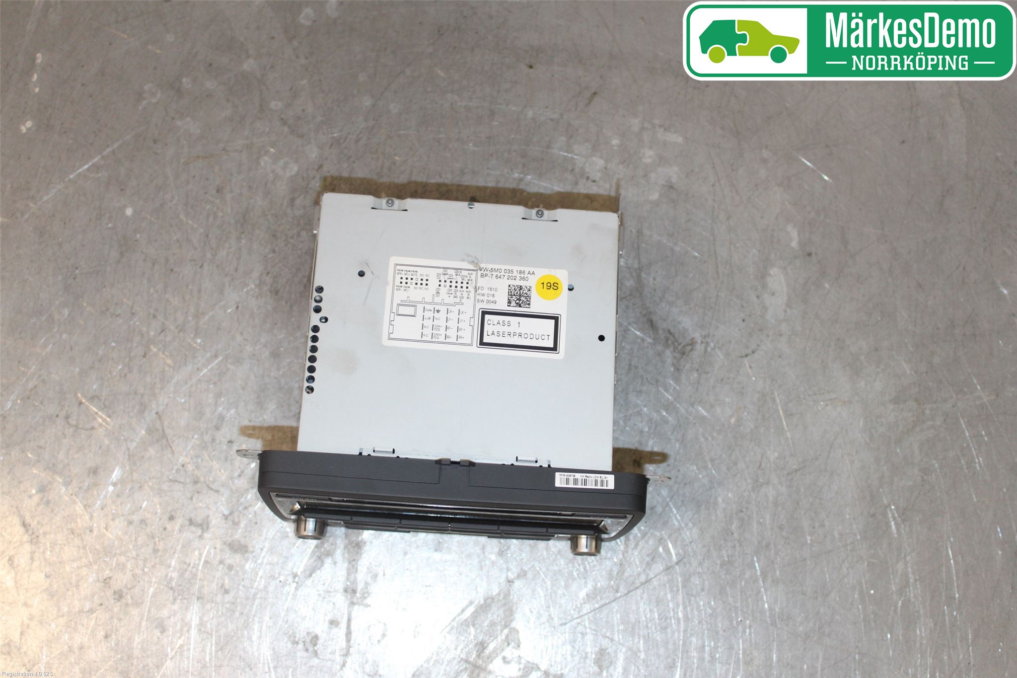 Volkswagen VW POLO 10-17 Stereo Radio Med Cd