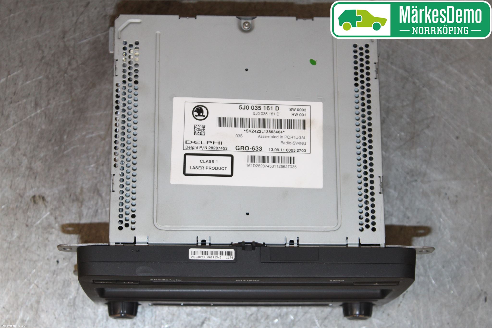 Skoda FABIA 07-14 Stereo Radio Med Cd