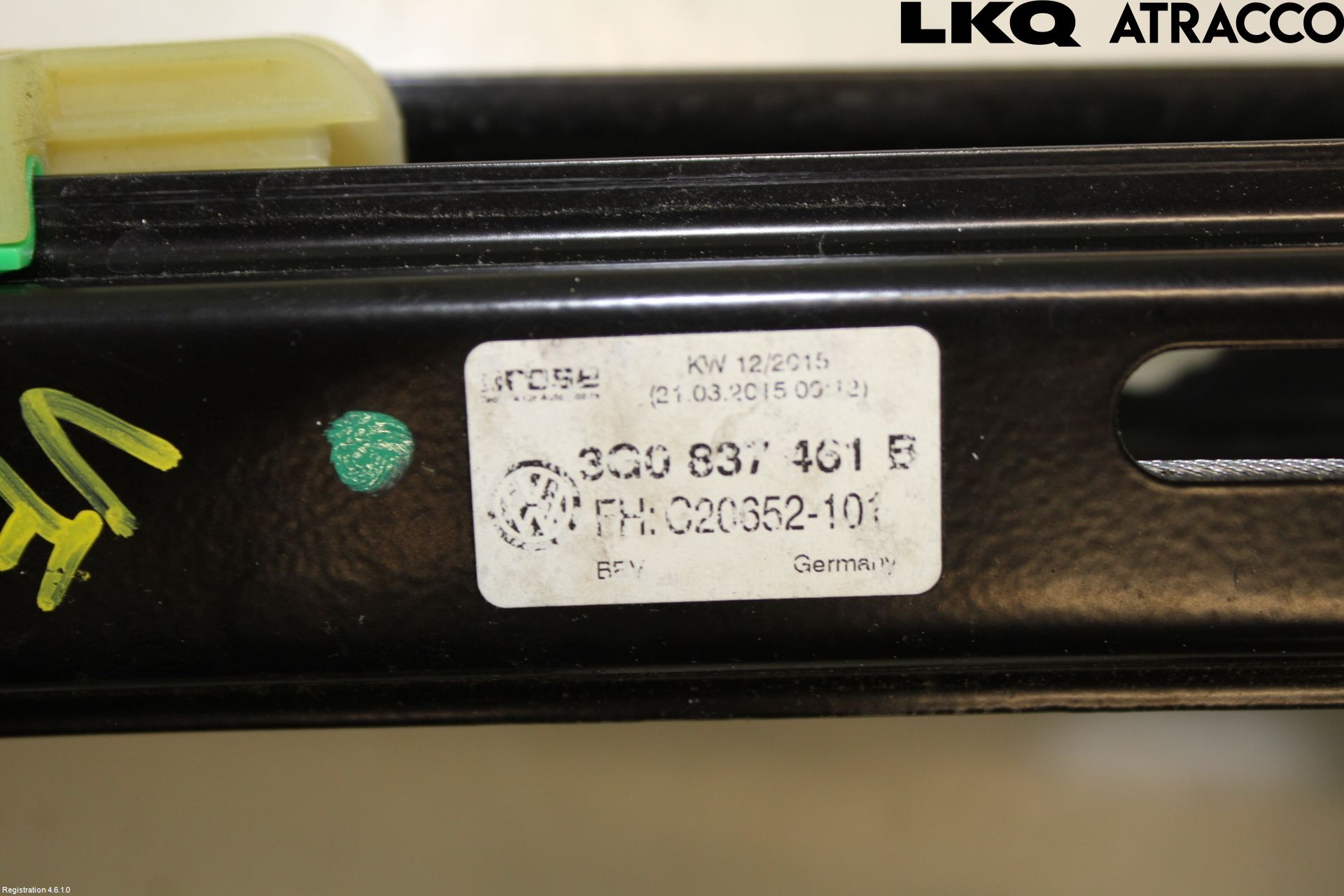 Volkswagen VW PASSAT 15-19 Vindusheis El Komp