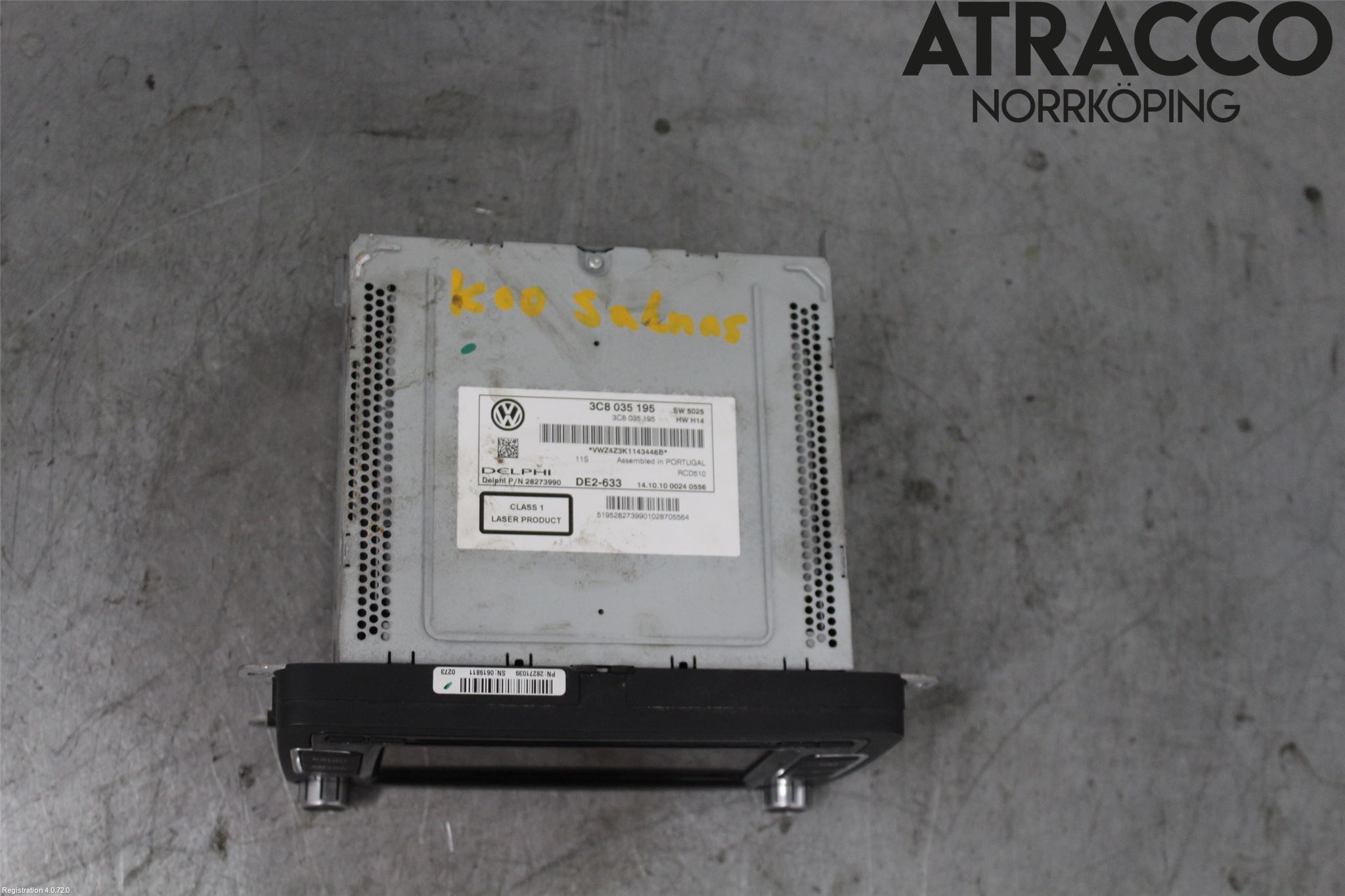 Volkswagen VW TIGUAN 07-16 Stereo Radio Med Cd