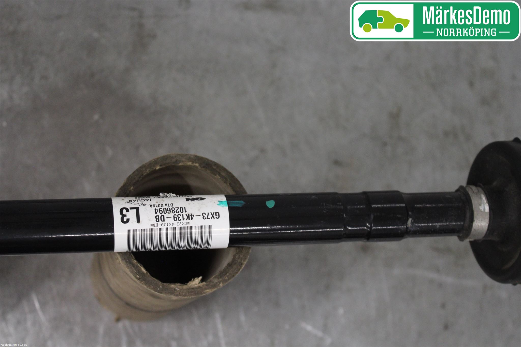Jaguar XE (X760) 15-24 Drivaksel Bak Kompl Venstre