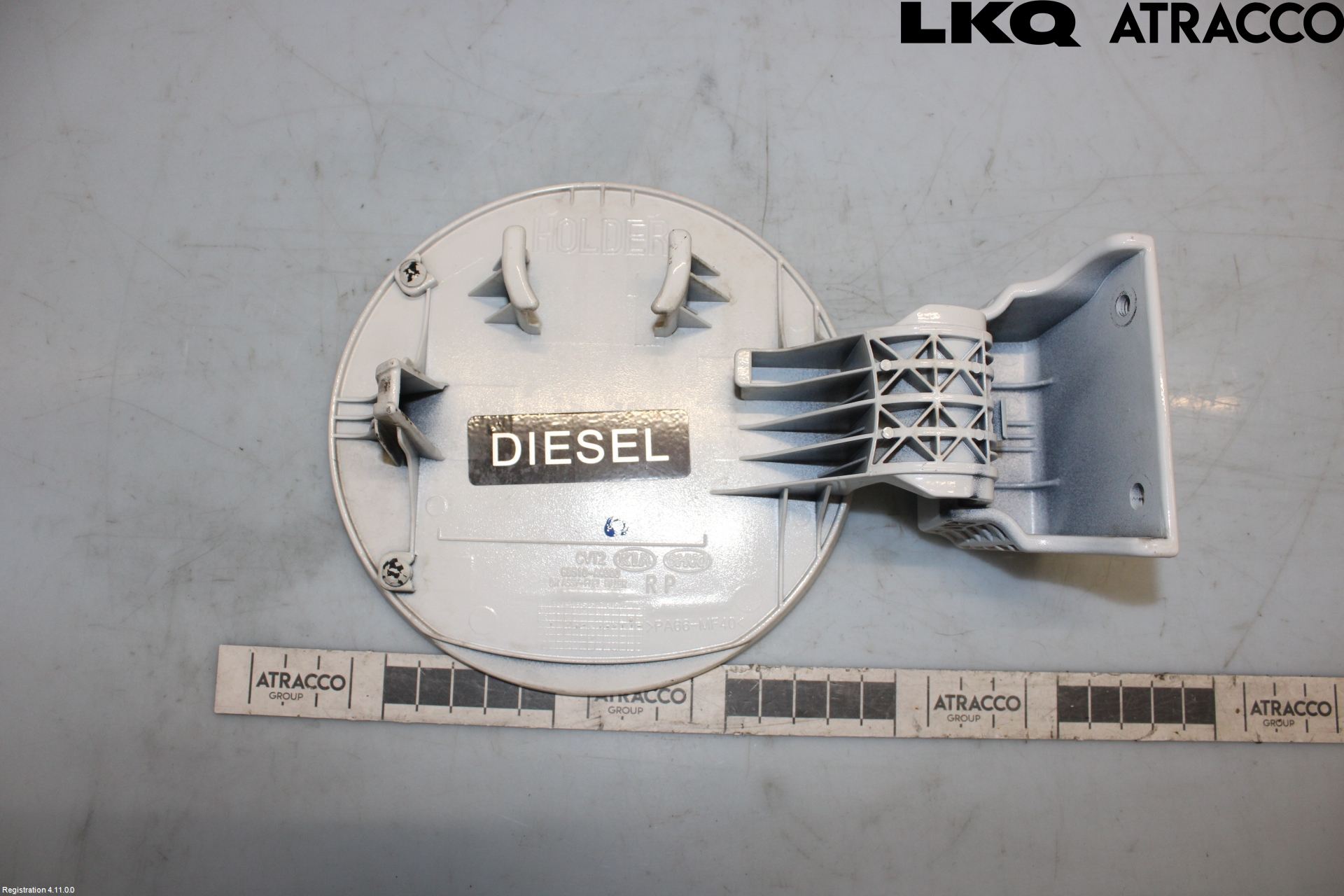 Kia CARENS III 13-19 Drivstoff Tankluke