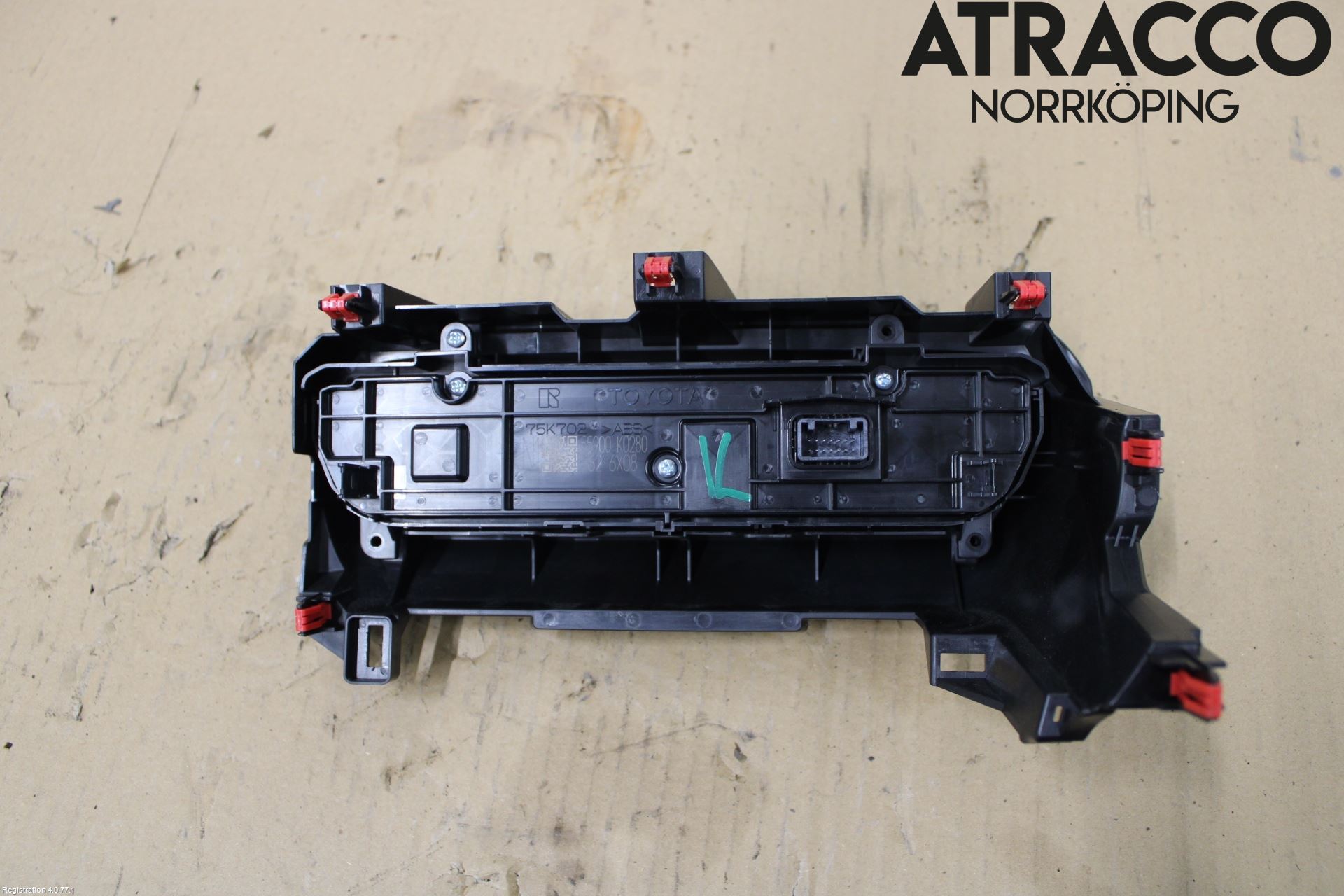 Toyota YARIS XP21 20- Varmeapparat Panel(Regulering)