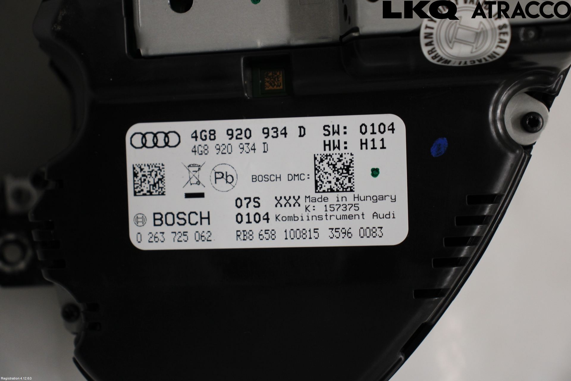 Audi A6/S6 4G 11-18 Instr Kombinert