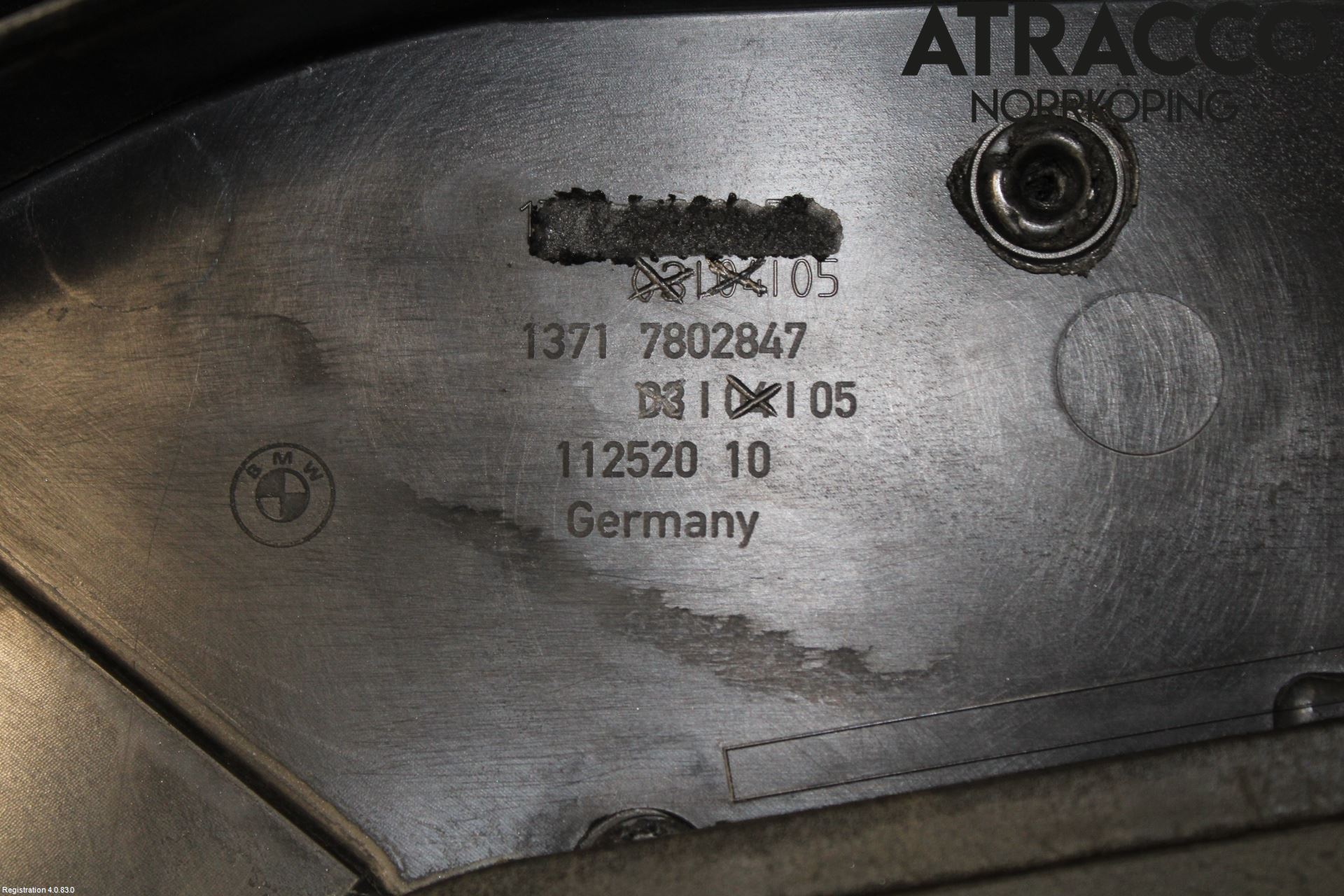 BMW 5 F10/F11/F18 09-17 Motor Deksel Over Motor