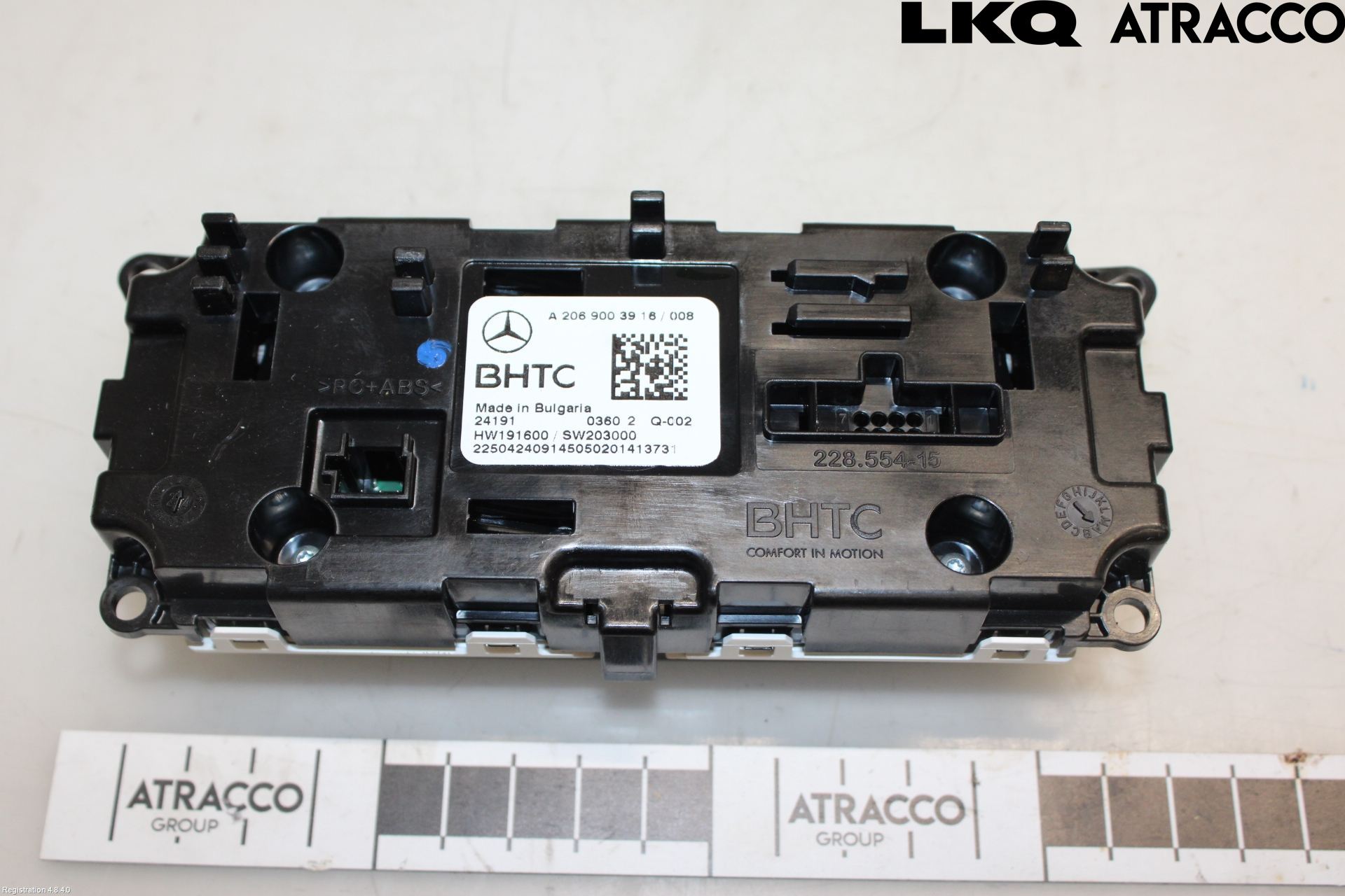 Mercedes-Benz MB EQE (V295) 22- Varmeapparat Panel(Regulering)
