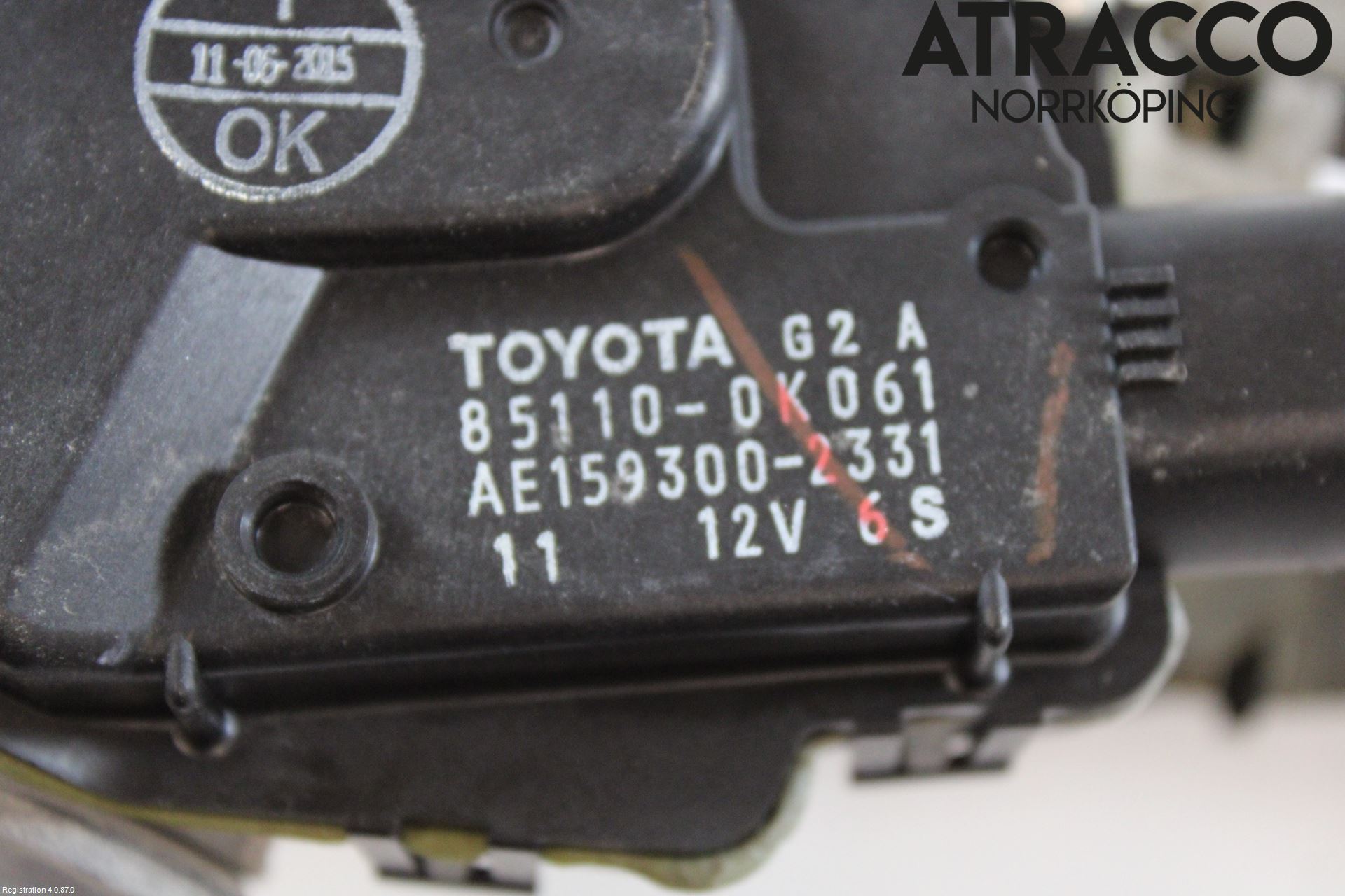 Toyota HILUX 05-16 Viskeroverføring Frontrute