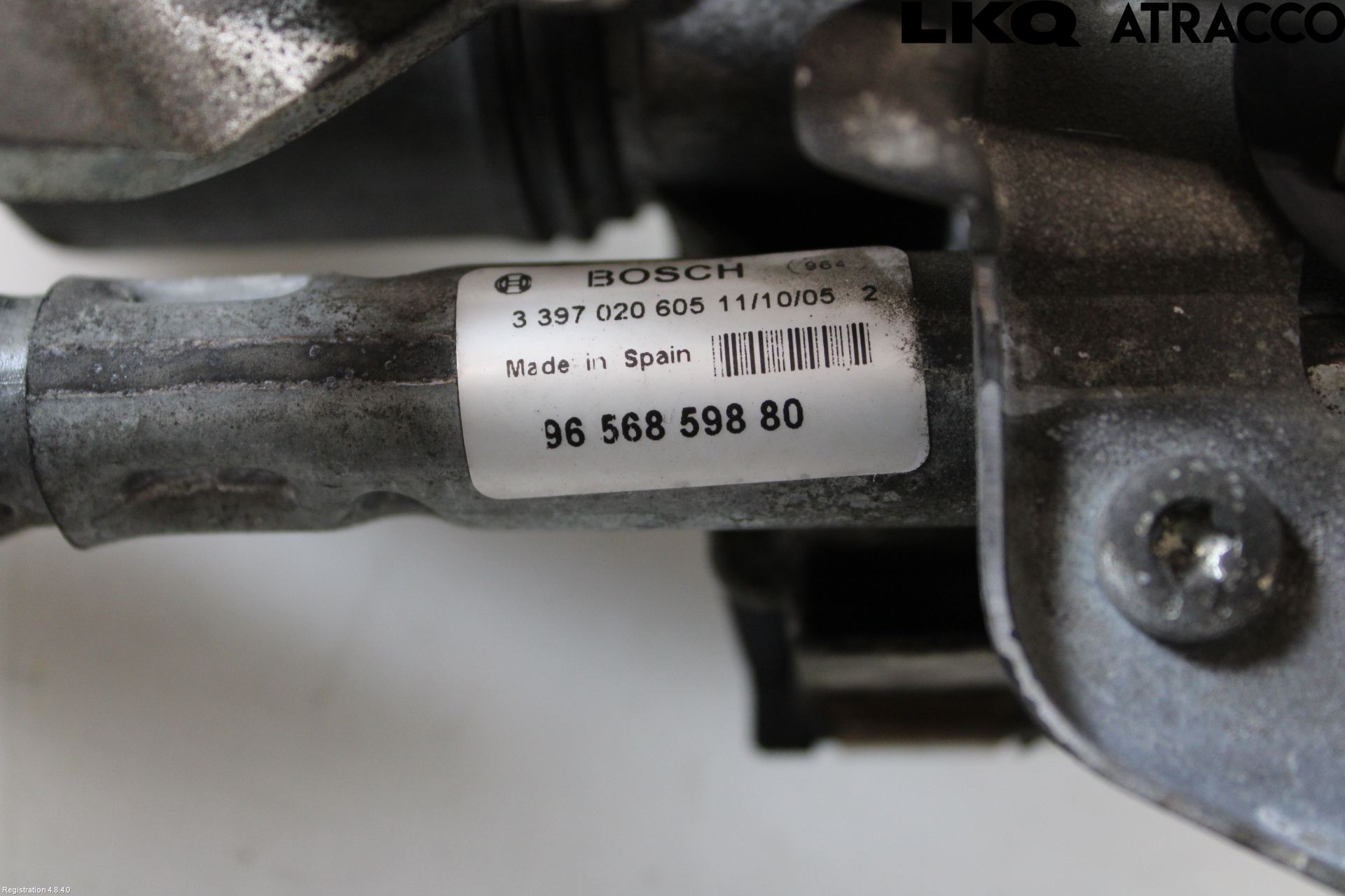Peugeot 407 Viskermotor Frontrute