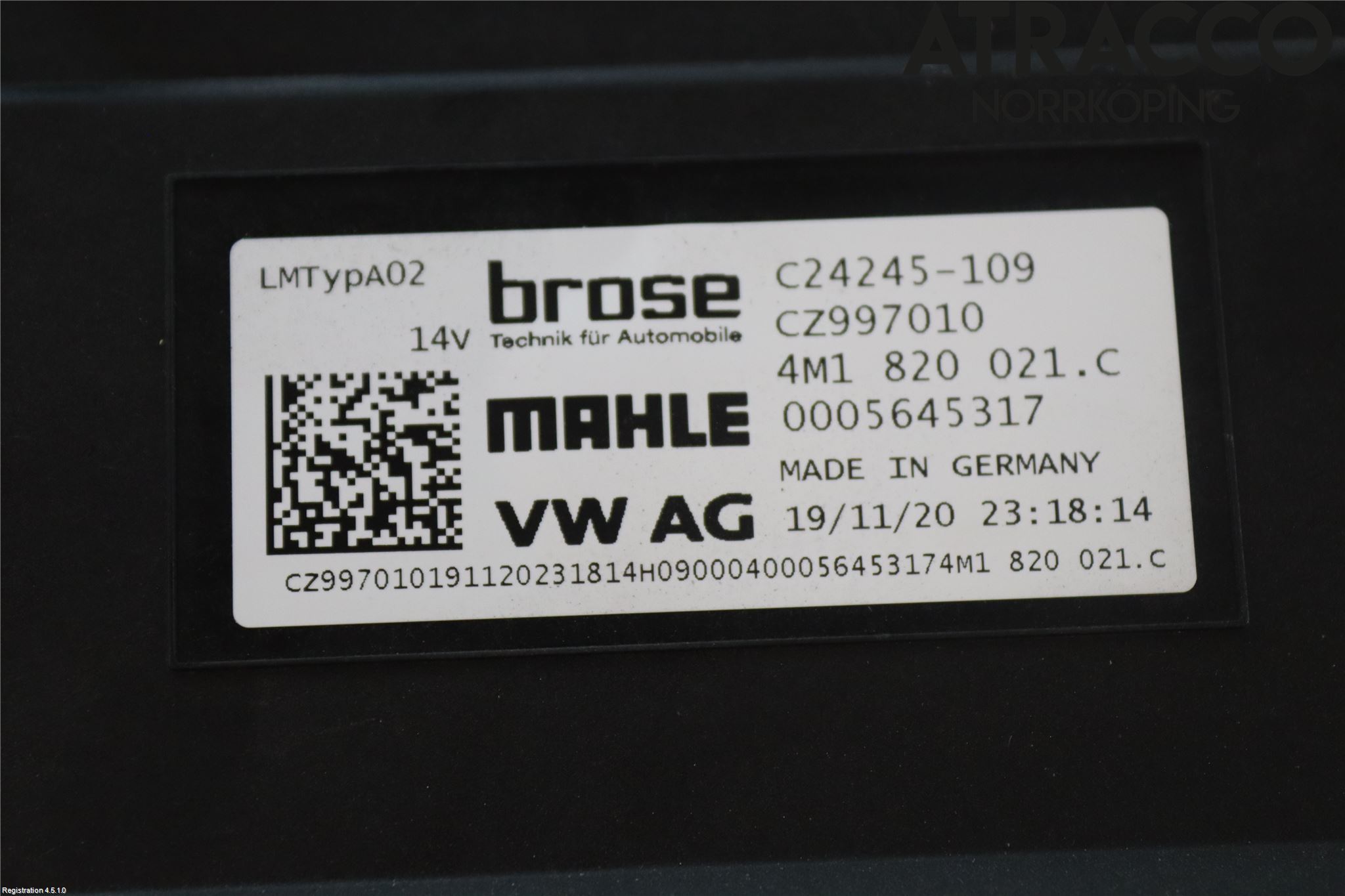 Audi Q5/SQ5 17- Varmeapparat Viftemotor